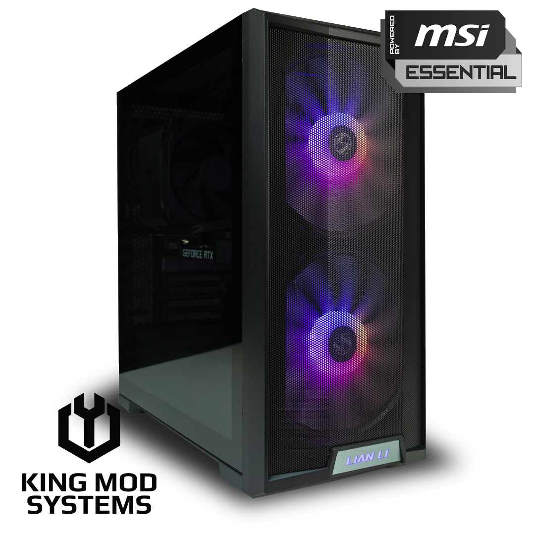 King Mod Systems - Computador King Mod Gamer MSI i5 12400F 32GB 1TB RTX 3060 TI WiFi W10