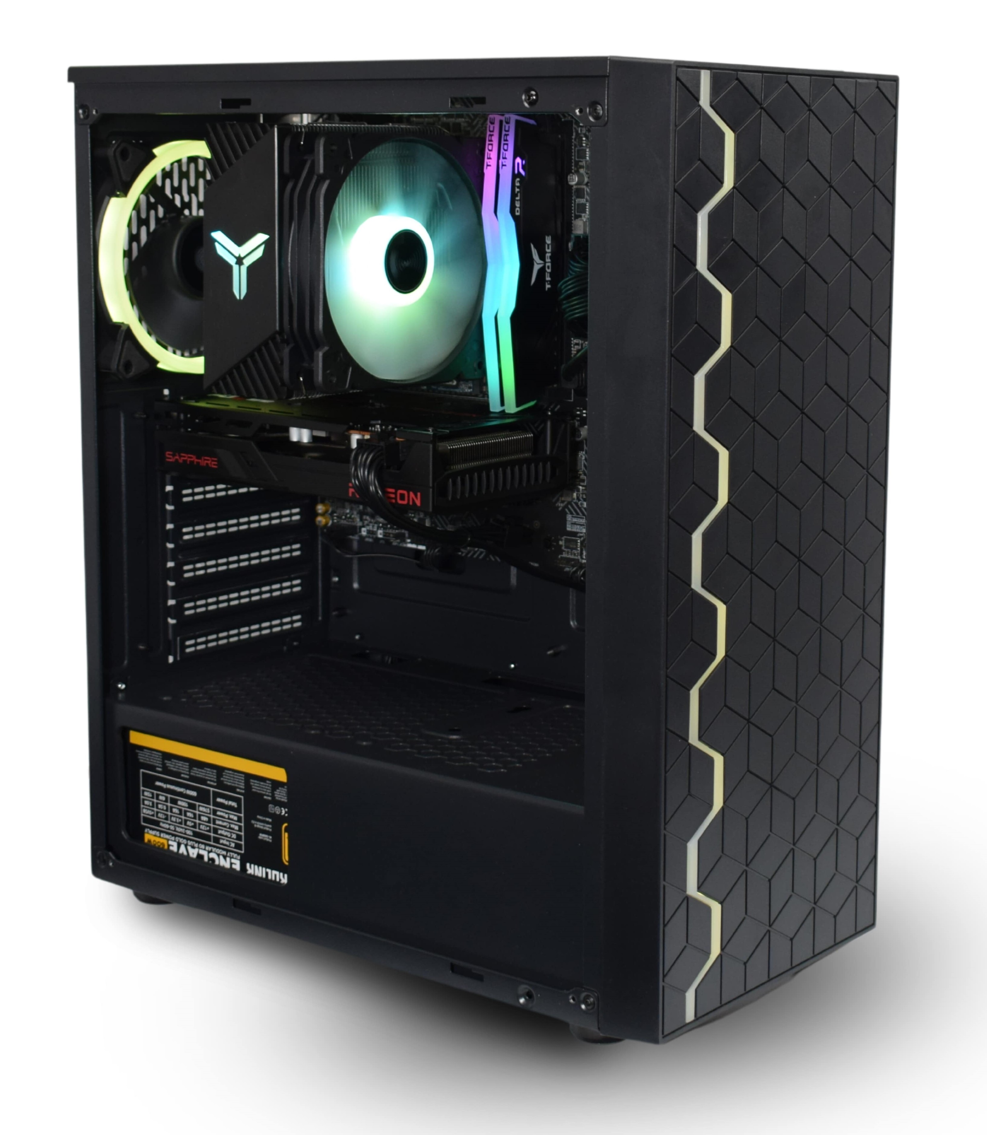 King Mod Systems - Computador King Mod Gamer-PC i3 12100F 16GB DDR4 500GB RX 6600 WiFi W11