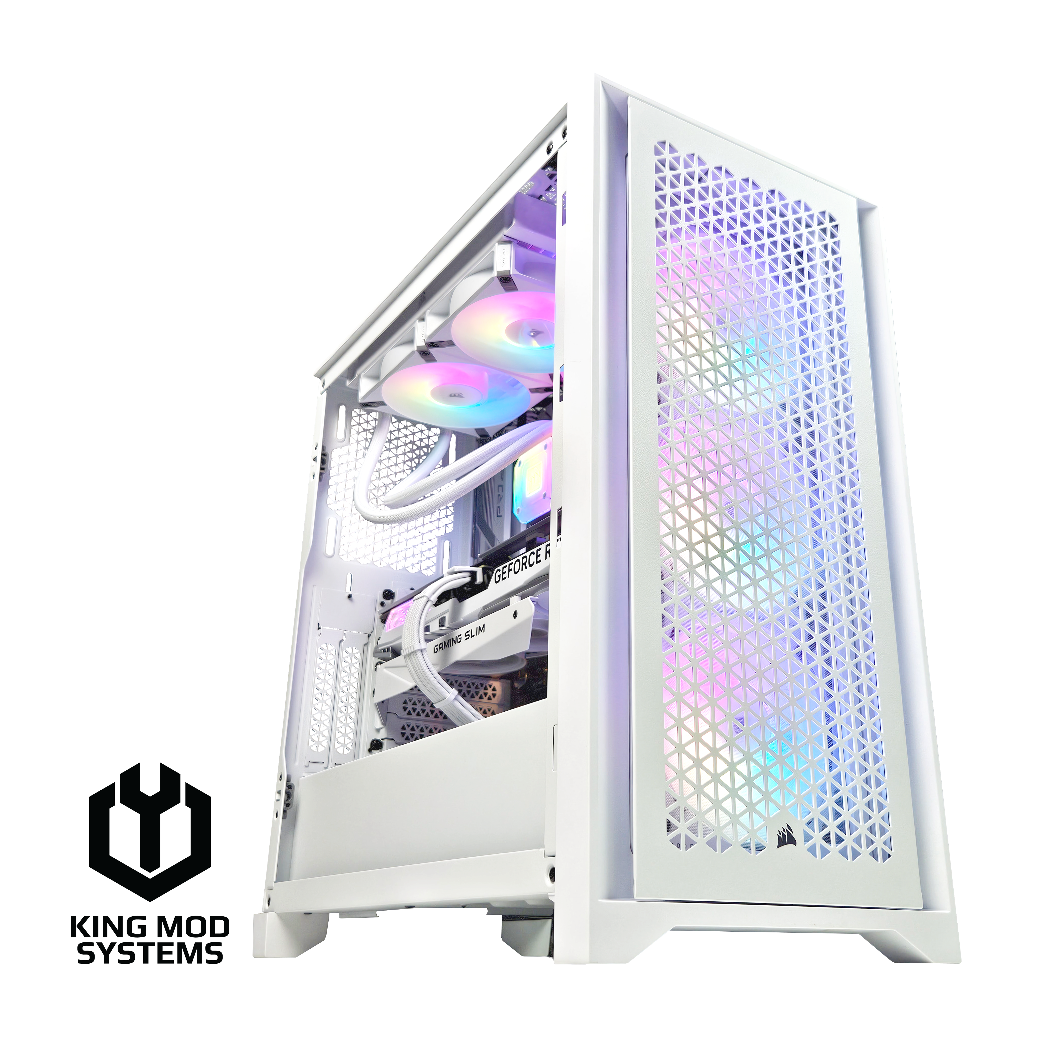 Computador King Mod Gamer-PC Corsair i5 14600KF 32GB DDR5 1TB RTX 4070 WiFi  W11