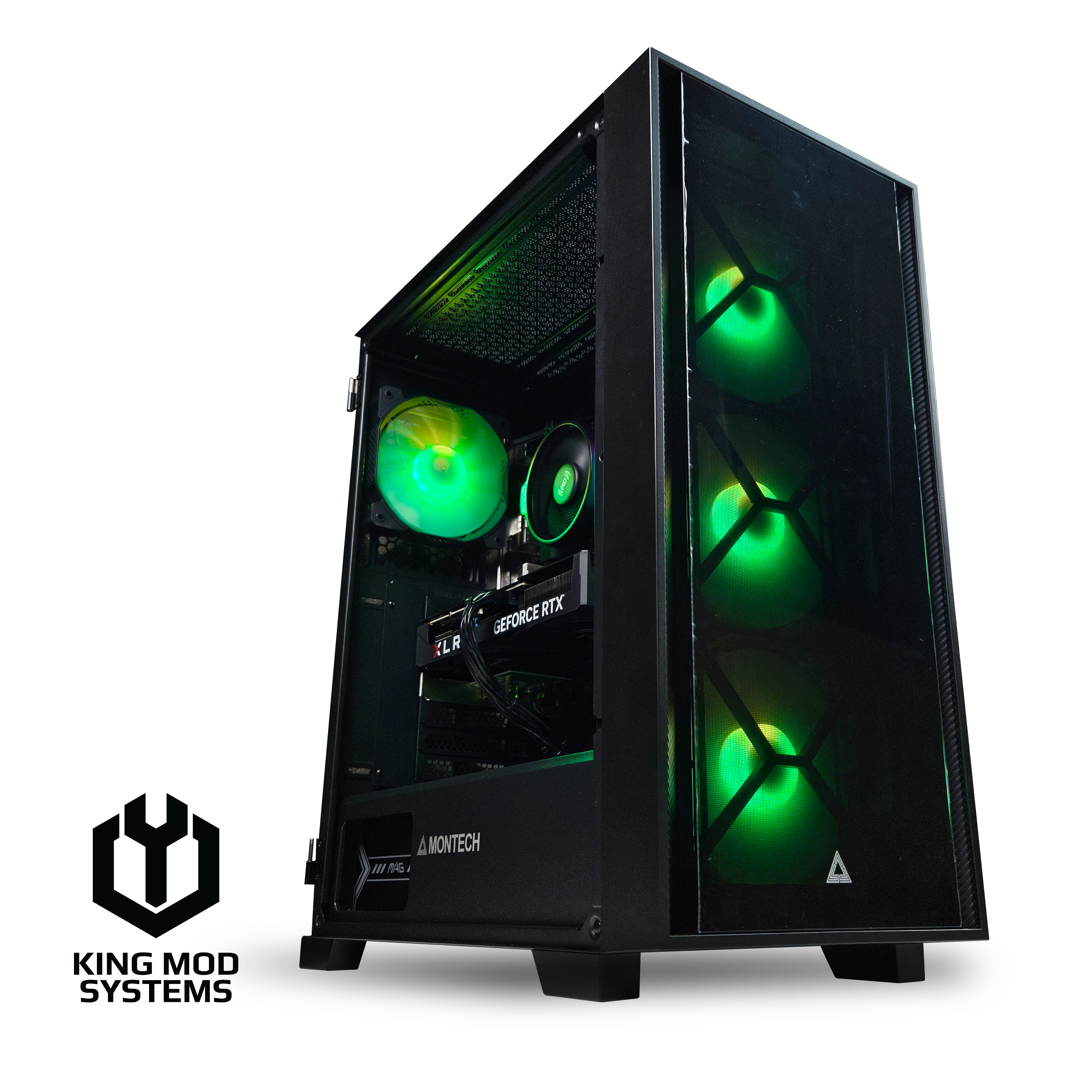 Computador King Mod Full System-PC R5 5500 16GB DDR4 500GB RX 6650