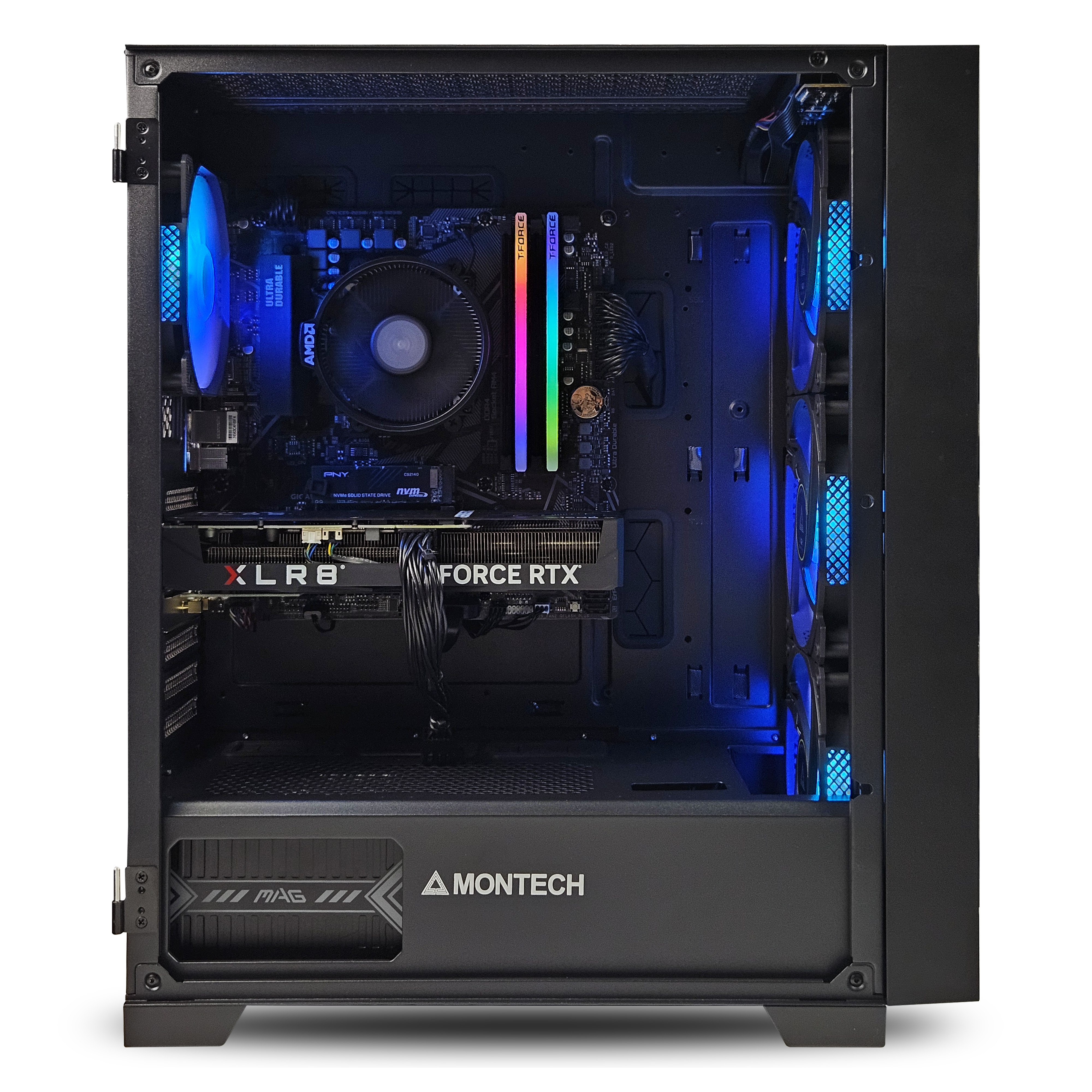 Pc Gamer 4060 Ti / Ryzen 5600G / 16GB DDR4 / RTX 4060 Ti 8GB / SSD 480GB