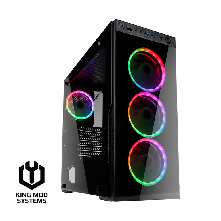 King Mod Systems - Computador King Mod Limited-PC R5 5600 32GB 1TB RTX 3060 W11