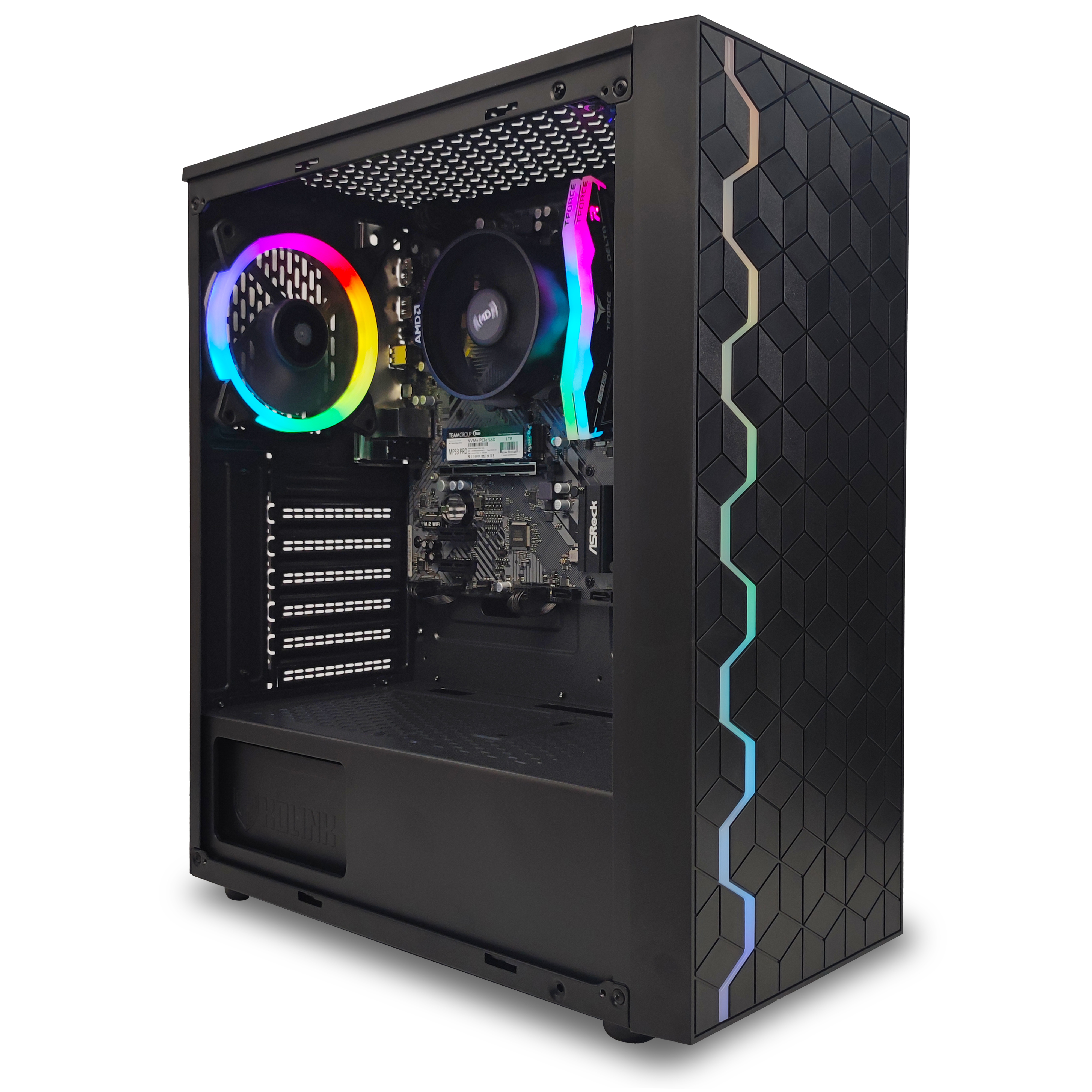 King Mod Systems - Computador King Mod Gamer-PC AMD Ryzen 5 8600G 32GB DDR5 1TB 760M WiFi W11