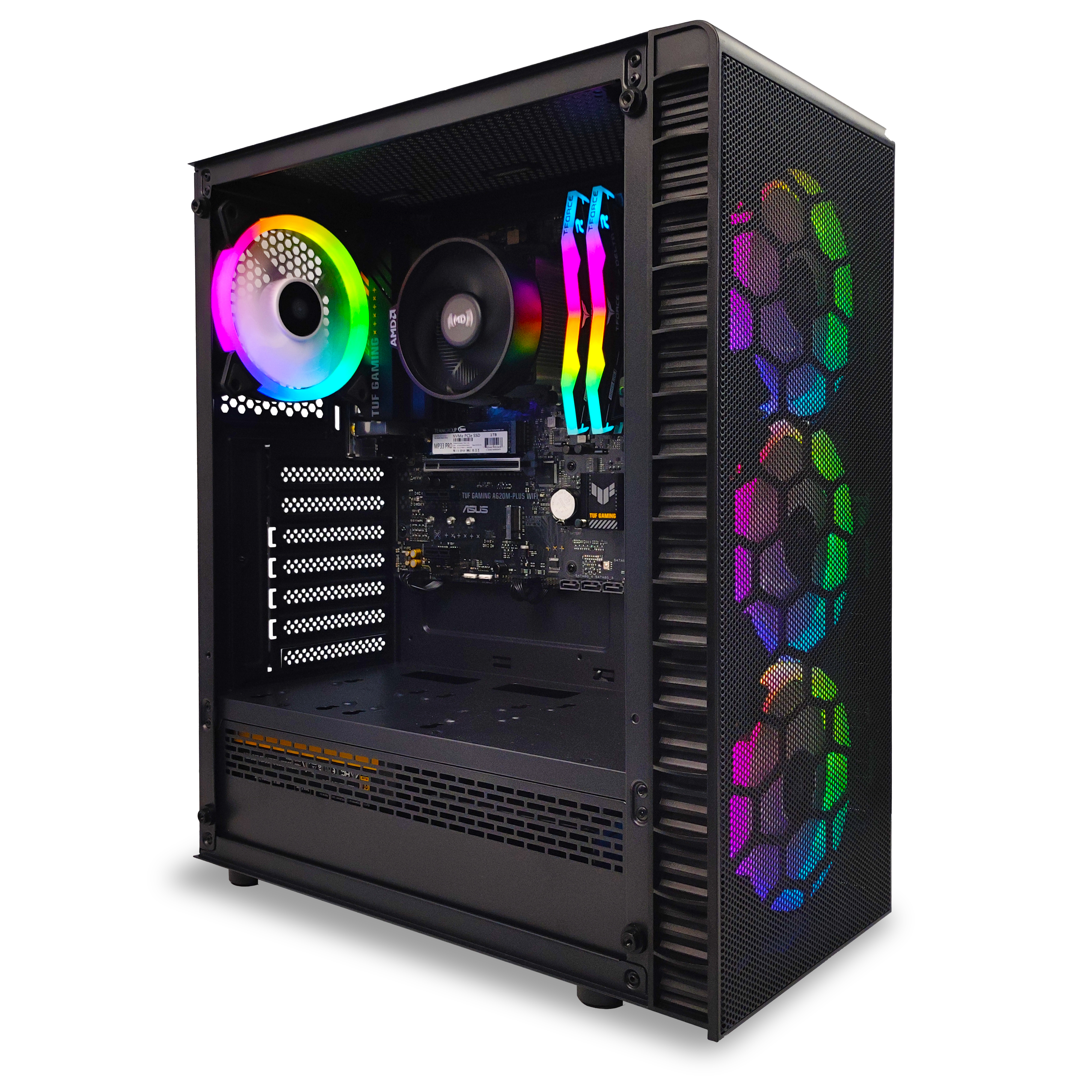 King Mod Systems - Computador King Mod Gamer-PC AMD Ryzen 7 8700G 32GB DDR5 1TB 780M WiFi W11