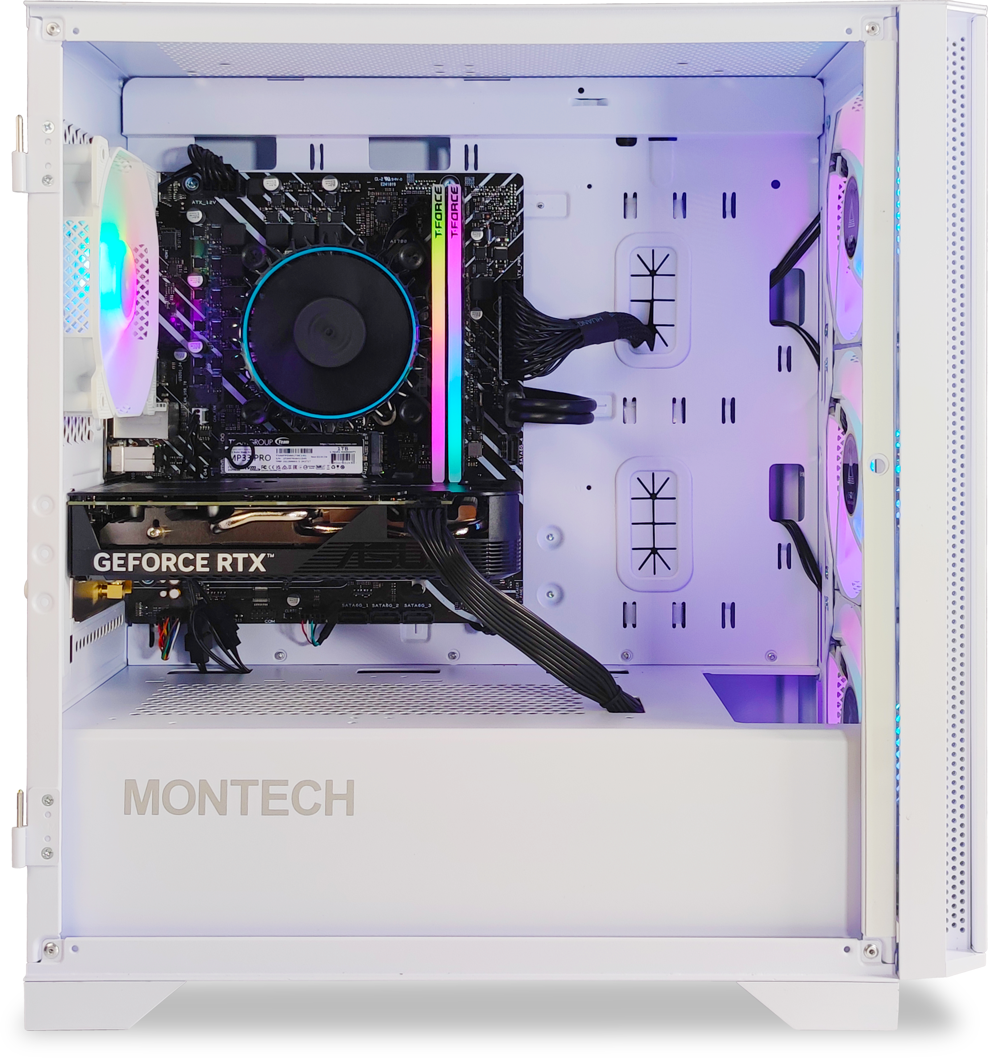 King Mod Systems - Computador King Mod Gamer-PC Powered by ASUS i5 12400F 16GB DDR4 1TB RTX 4060 WiFi W11