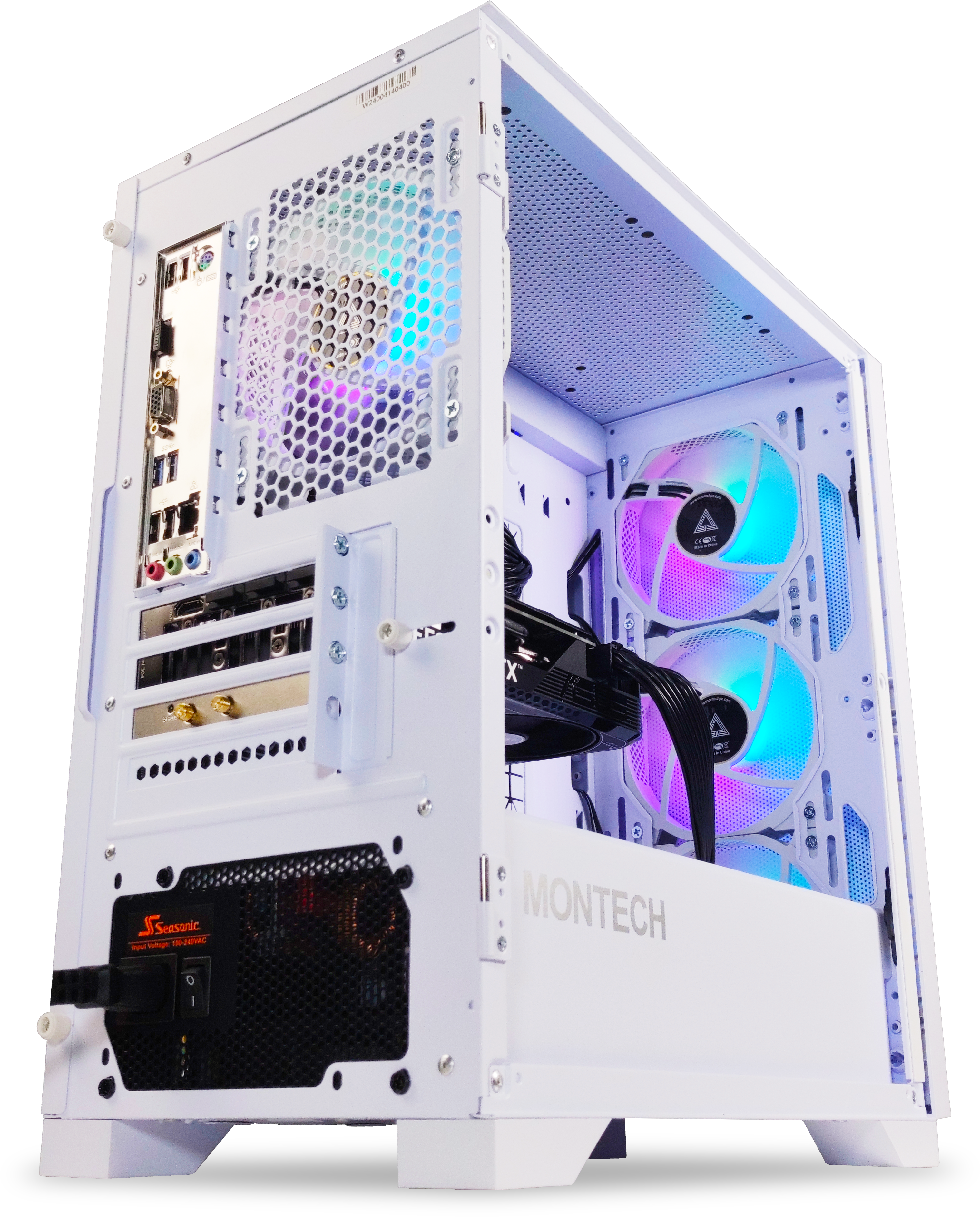 King Mod Systems - Computador King Mod Gamer-PC Powered by ASUS i5 12400F 16GB DDR4 1TB RTX 4060 WiFi W11