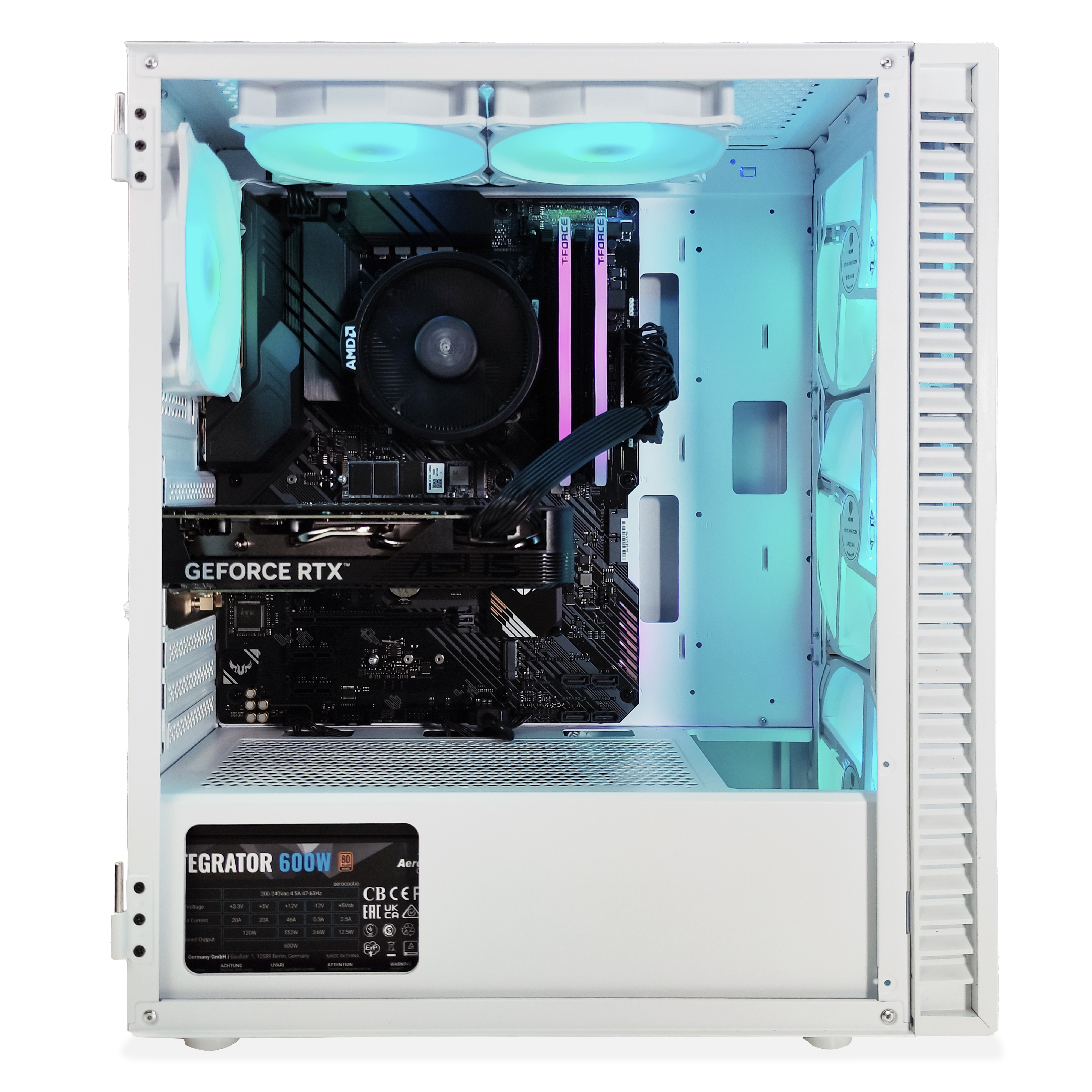 King Mod Systems - Computador King Mod Gamer-PC Powered by ASUS Ryzen 5 5600 32GB DDR4 1TB RTX 4060 Ti WiFi W11 V2