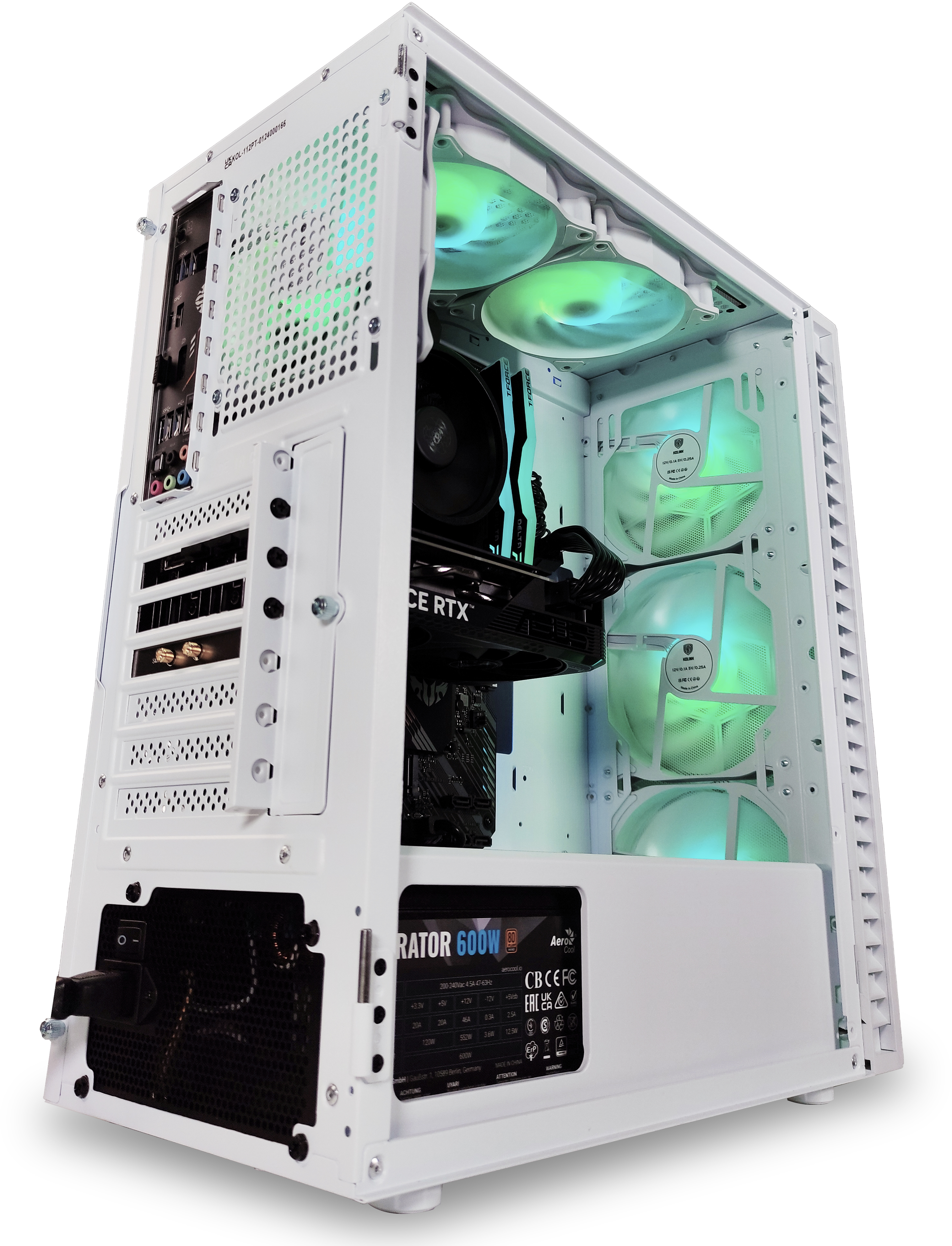 King Mod Systems - Computador King Mod Gamer-PC Powered by ASUS Ryzen 5 5600 32GB DDR4 1TB RTX 4060 Ti WiFi W11 V2