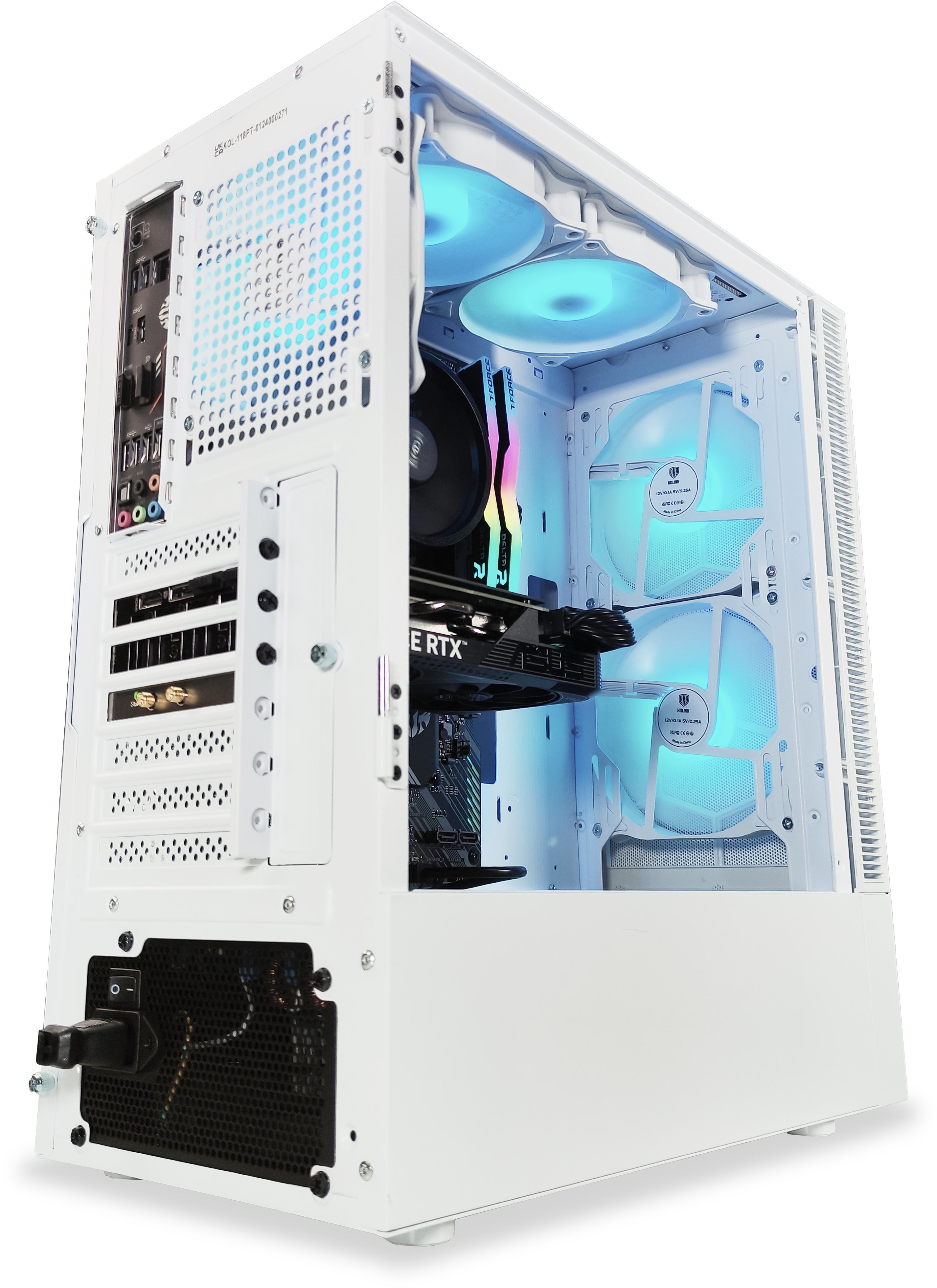 King Mod Systems - Computador King Mod Gamer-PC Powered by ASUS Ryzen 5 5600 32GB DDR4 1TB RTX 4060 Ti WiFi W11