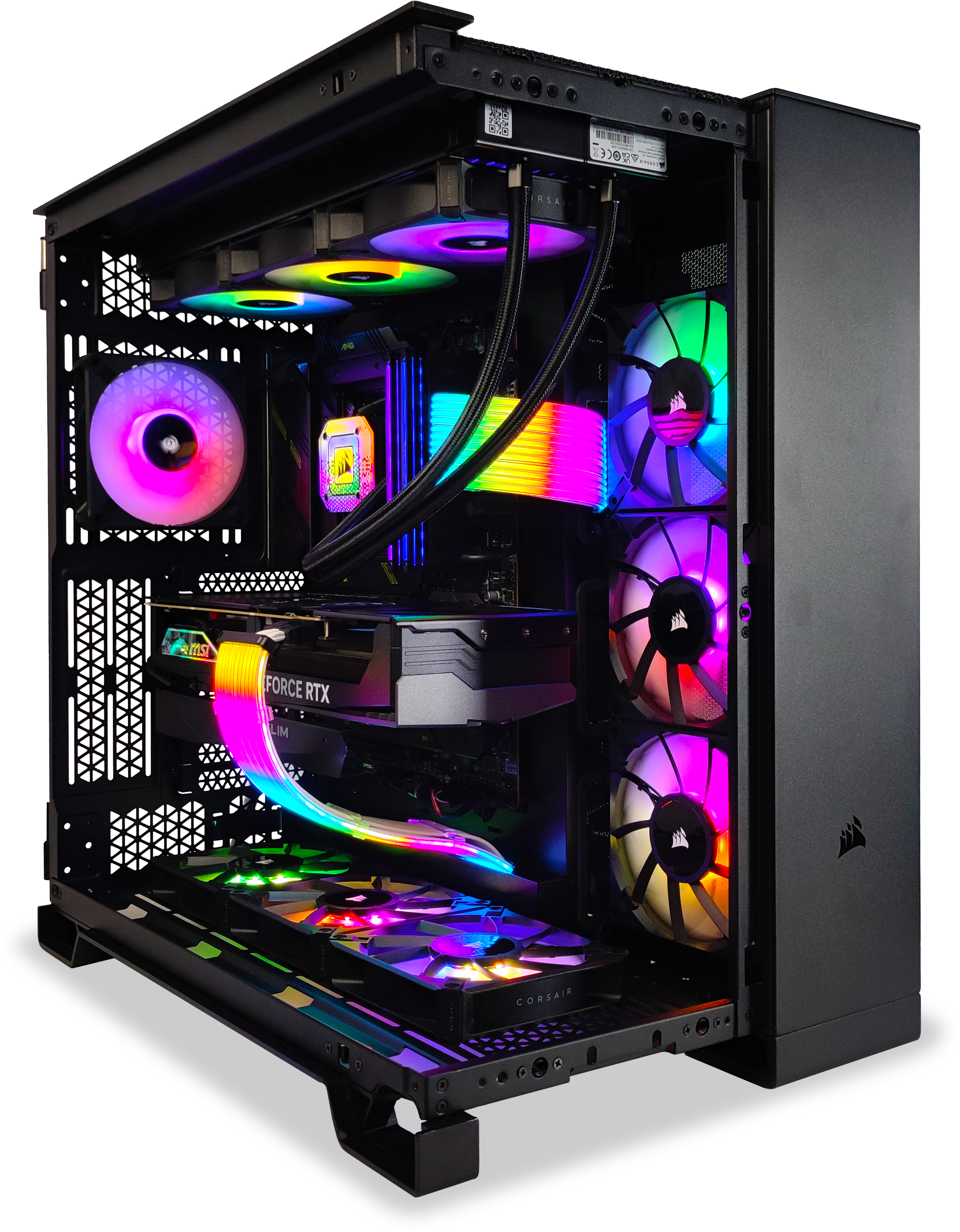 King Mod Systems - Computador King Mod Gamer-PC iCue x MSI i7 14700KF 32GB DDR5 2TB RTX 4080 SUPER WIFI W11