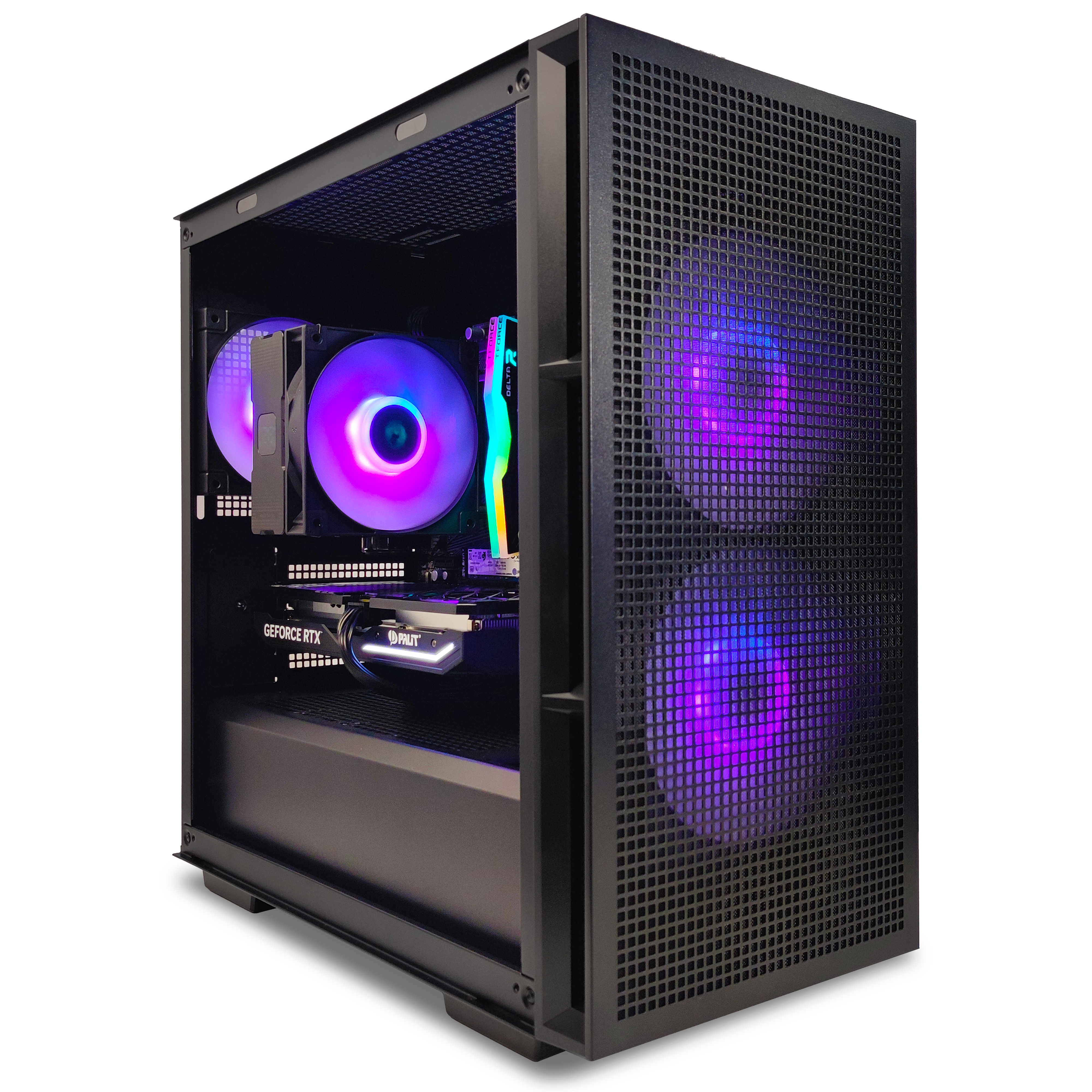 King Mod Systems - Computador King Mod Gamer-PC Powered by Deepcool Ryzen 5 5500 16GB DDR4 1TB RTX 4060 WiFi W11