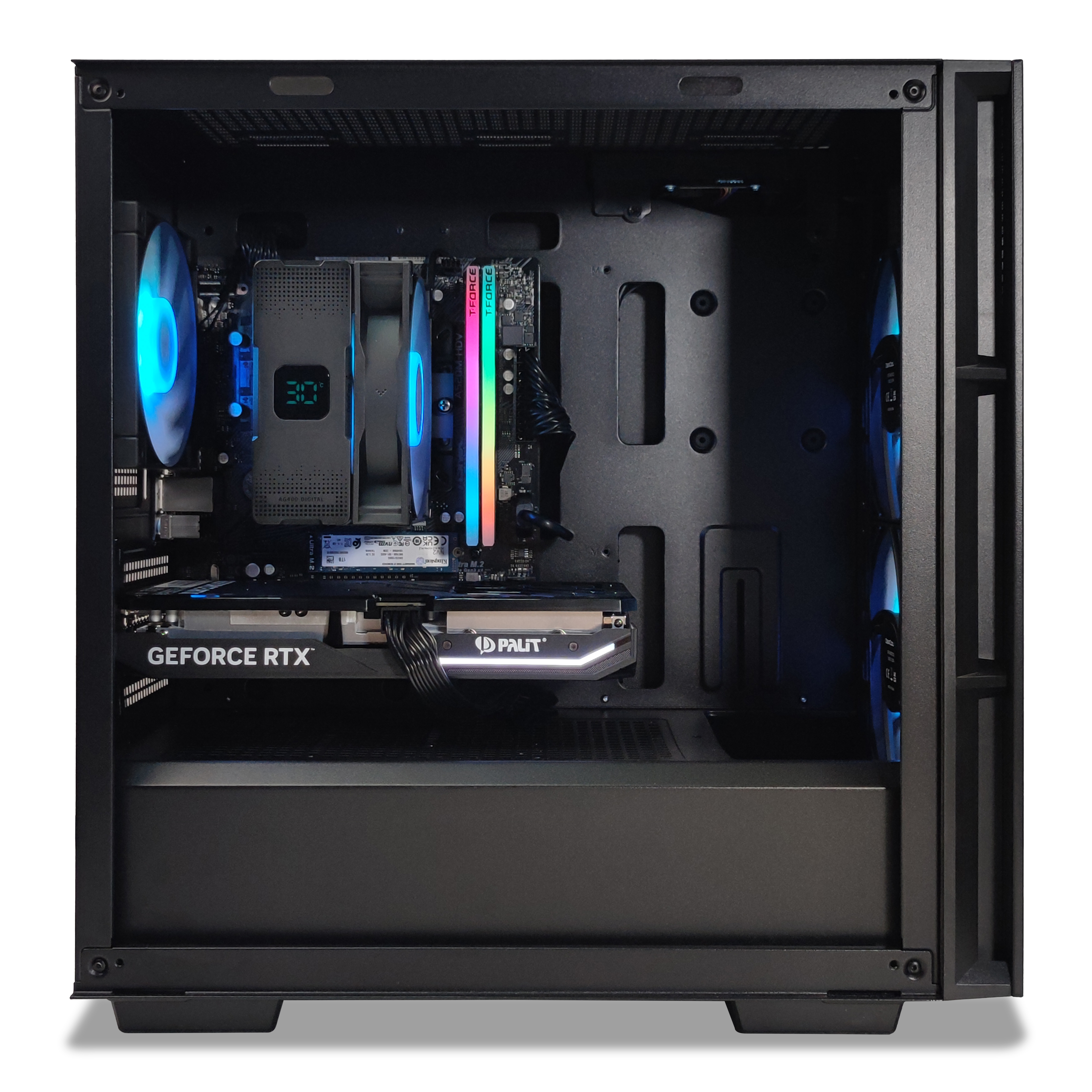 King Mod Systems - Computador King Mod Gamer-PC Powered by DeepCool Ryzen 5 5500 16GB DDR4 1TB RTX 4060 WiFi W11