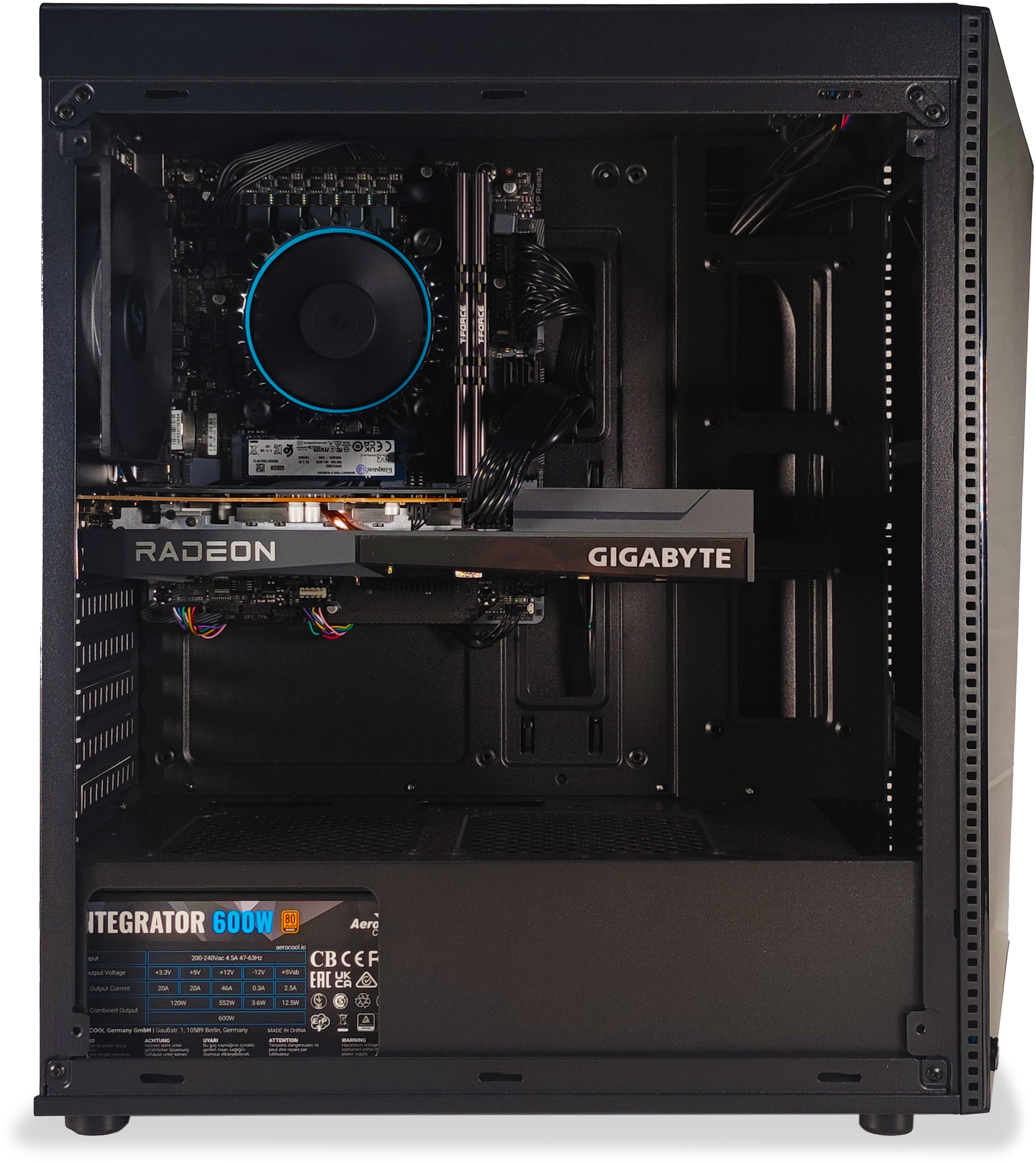 King Mod Systems - Computador King Mod Gamer-PC Powered by Gigabyte Intel i3 12100F 16GB DDR4 500GB RX 6600 WiFi W11