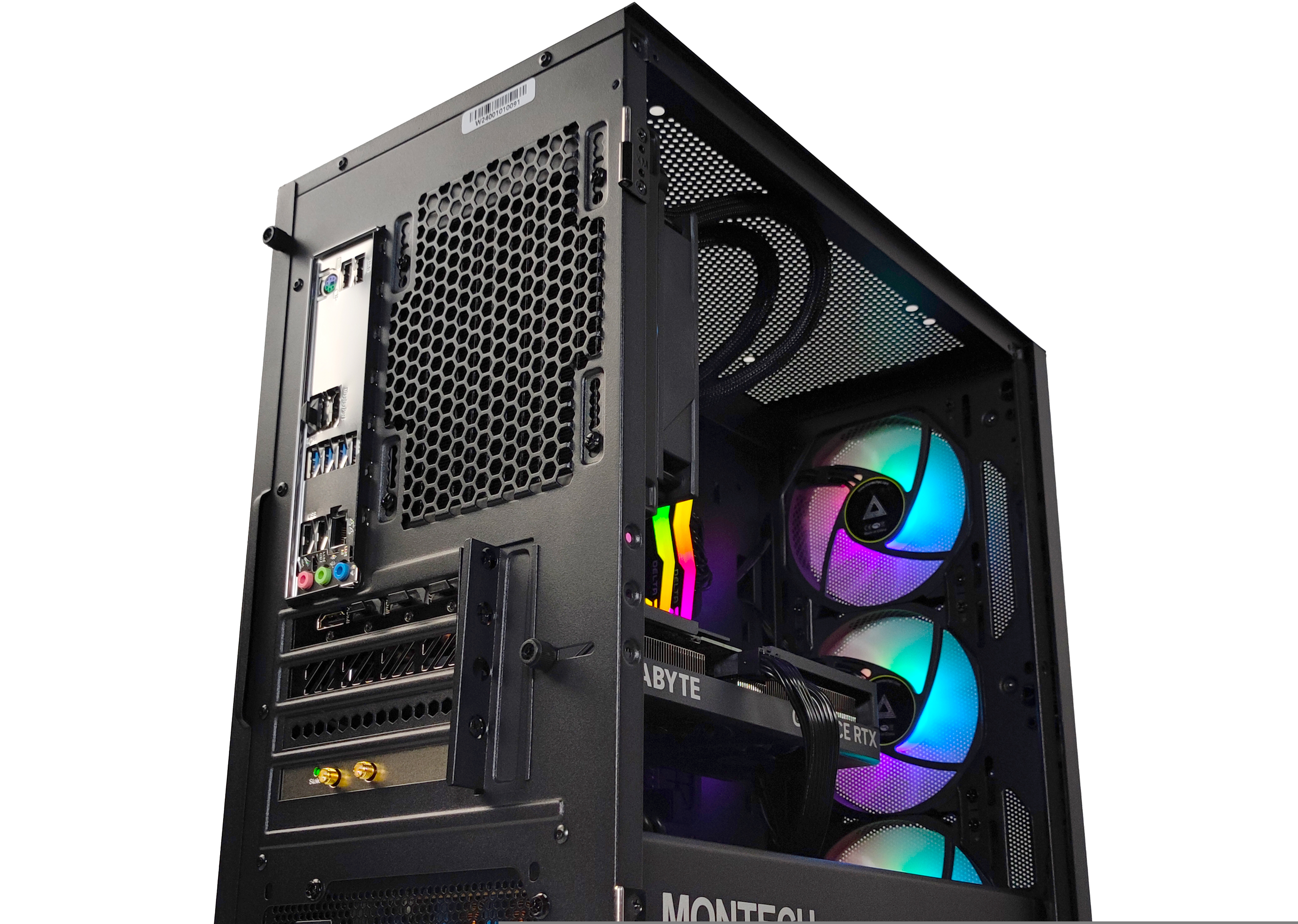 King Mod Systems - Computador King Mod Gamer-PC Powered by Gigabyte Ryzen 5 5600X 32GB DDR4 1TB RTX 4060 Ti WiFi W11