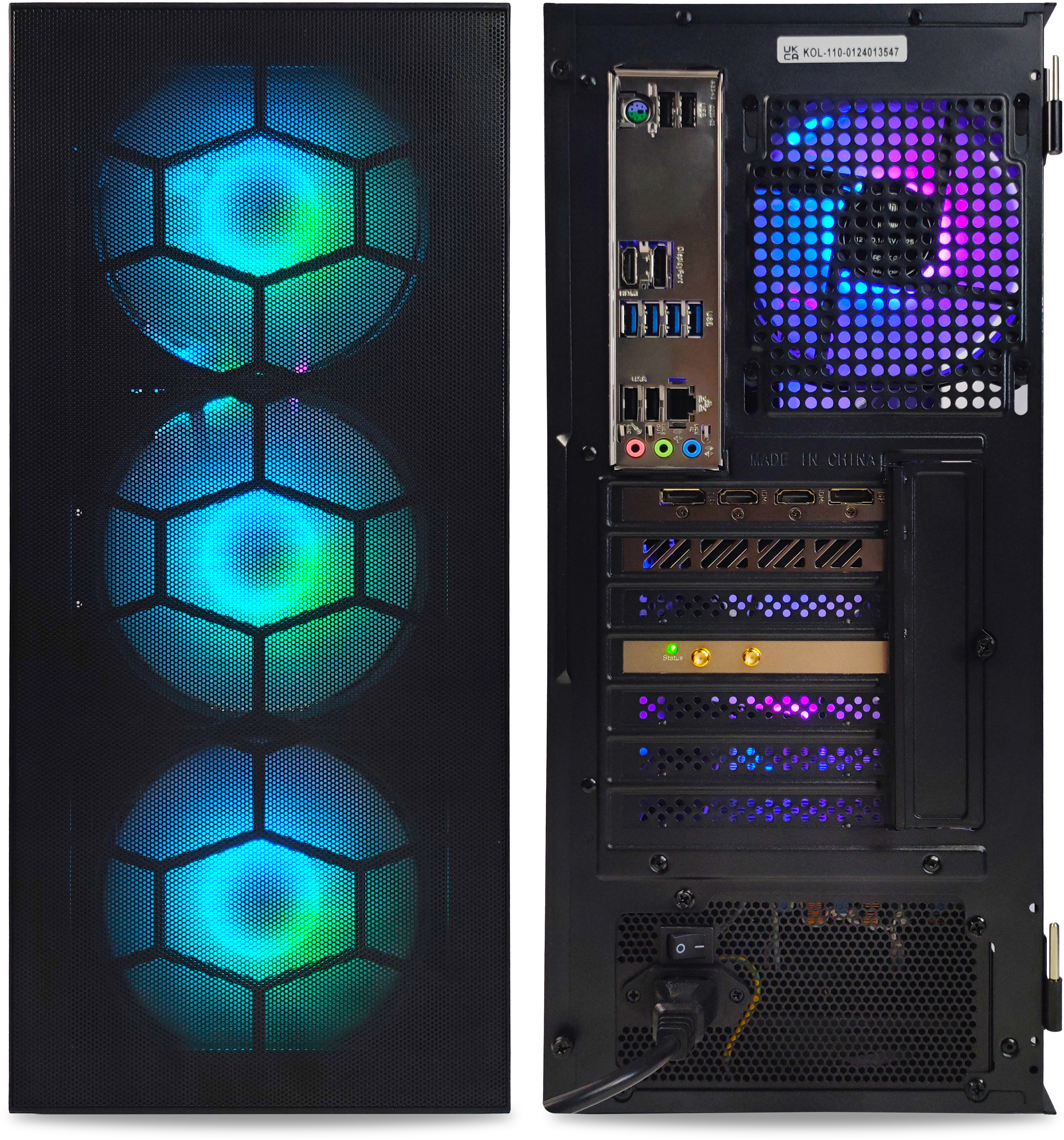 King Mod Systems - Computador King Mod Gamer-PC Powered by Gigabyte Ryzen 5 5500 16GB DDR4 500GB RTX 4060 WiFi W11