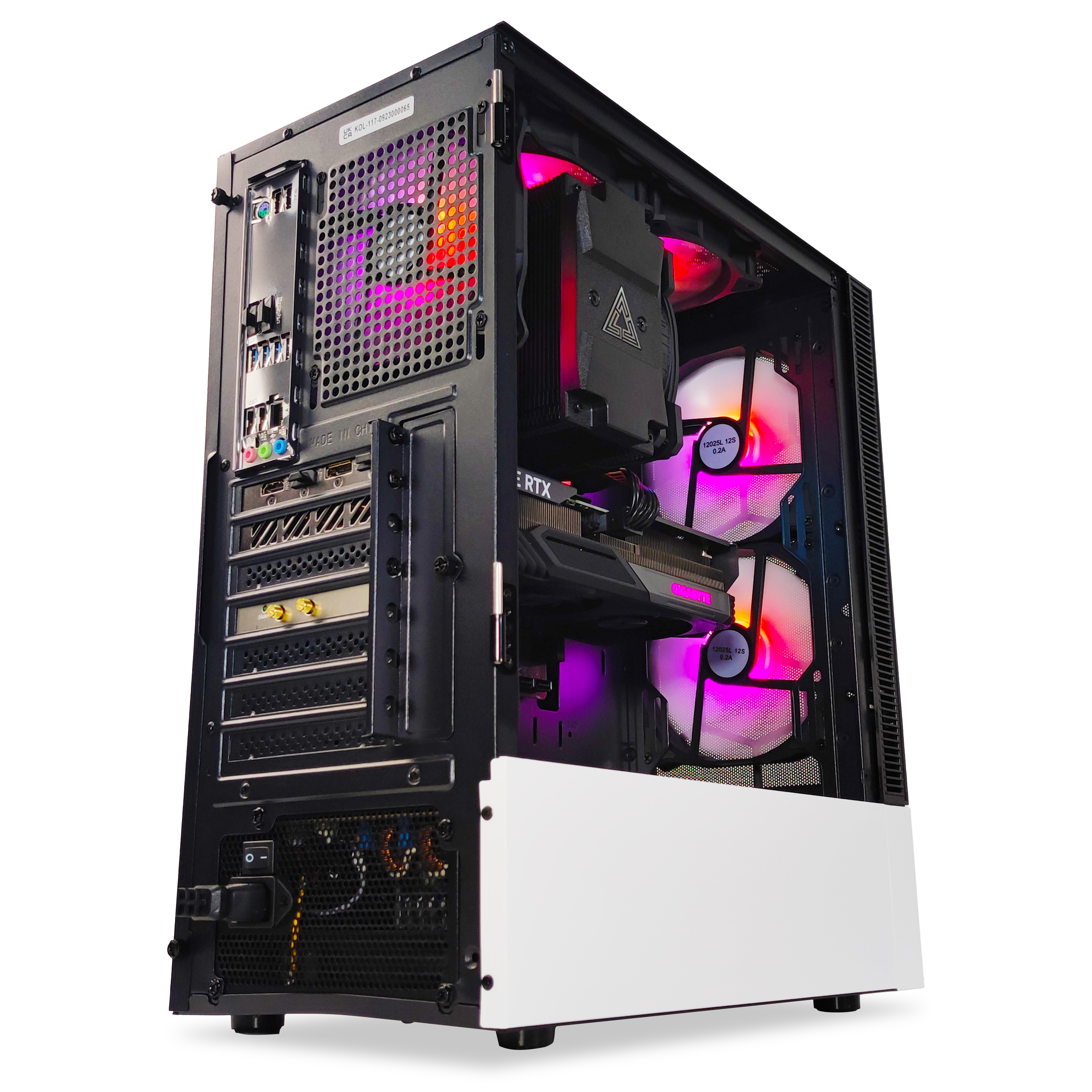 King Mod Systems - Computador King Mod Gamer-PC Powered by Gigabyte Ryzen 7 5700X 32GB DDR4 1TB RTX 4060 Ti WiFi W11