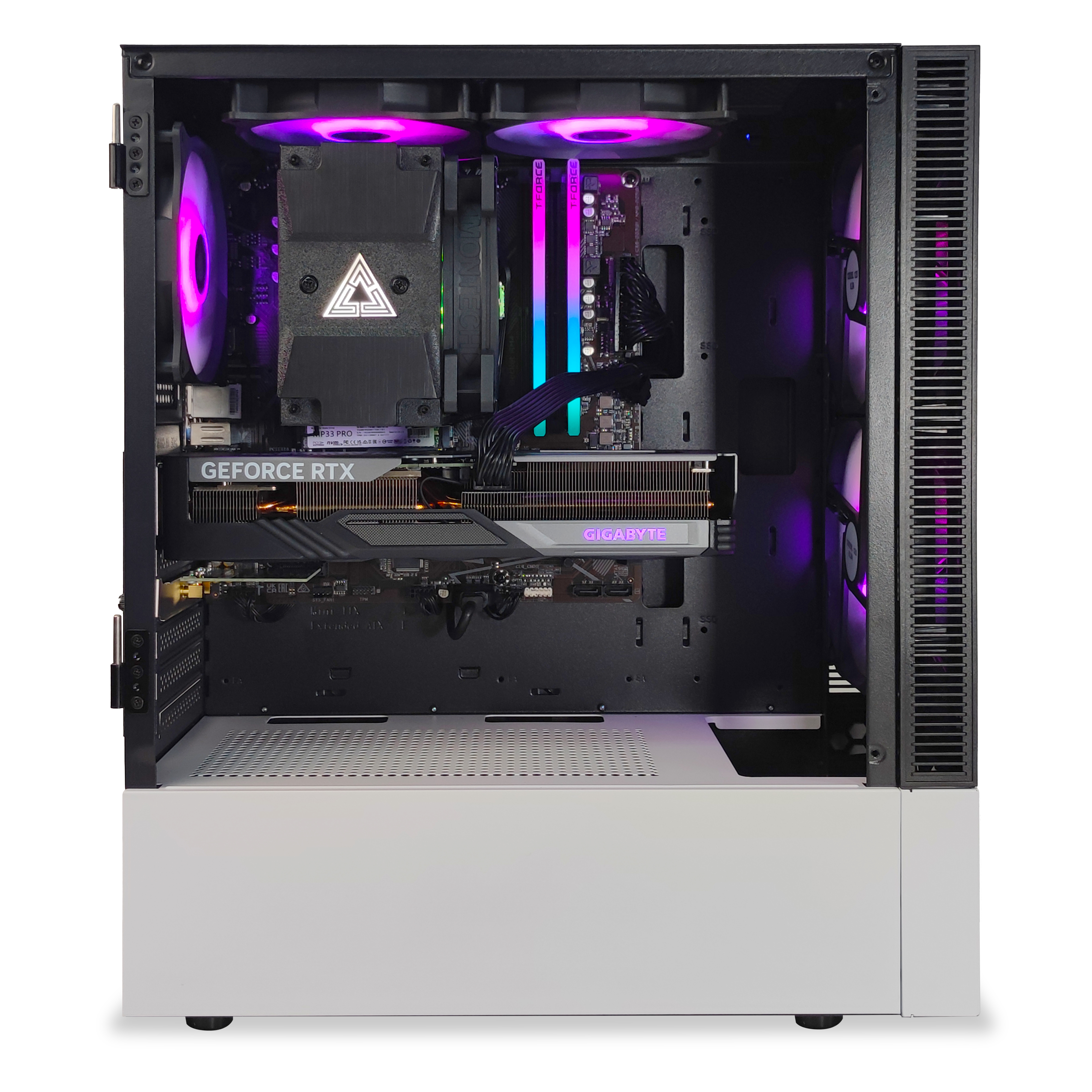 King Mod Systems - Computador King Mod Gamer-PC Powered by Gigabyte Ryzen 7 5700X 32GB DDR4 1TB RTX 4060 Ti WiFi W11