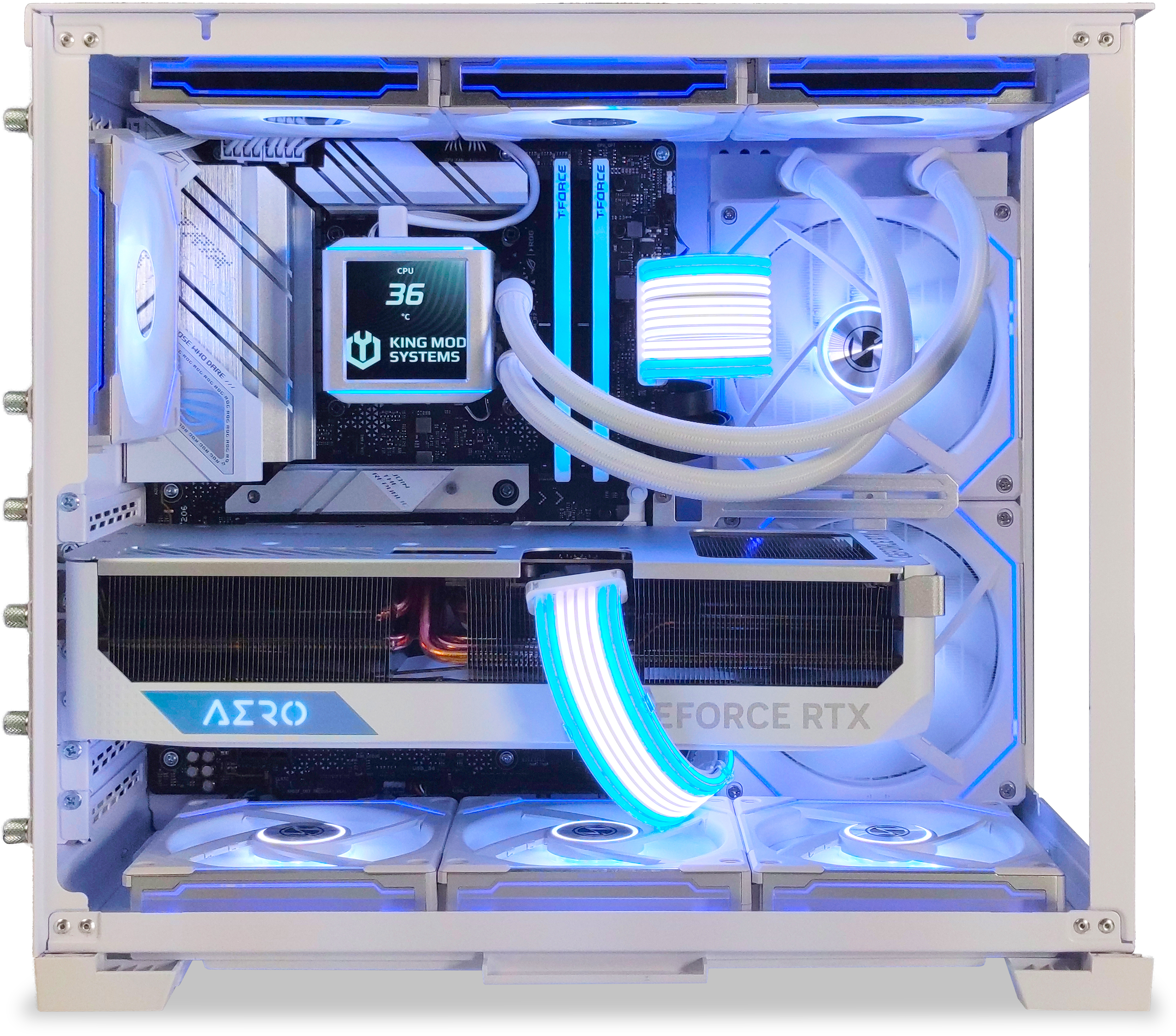 King Mod Systems - Computador King Mod Gamer-PC i7 14700K 48GB DDR5 2TB RTX 4080 Super WiFi W11