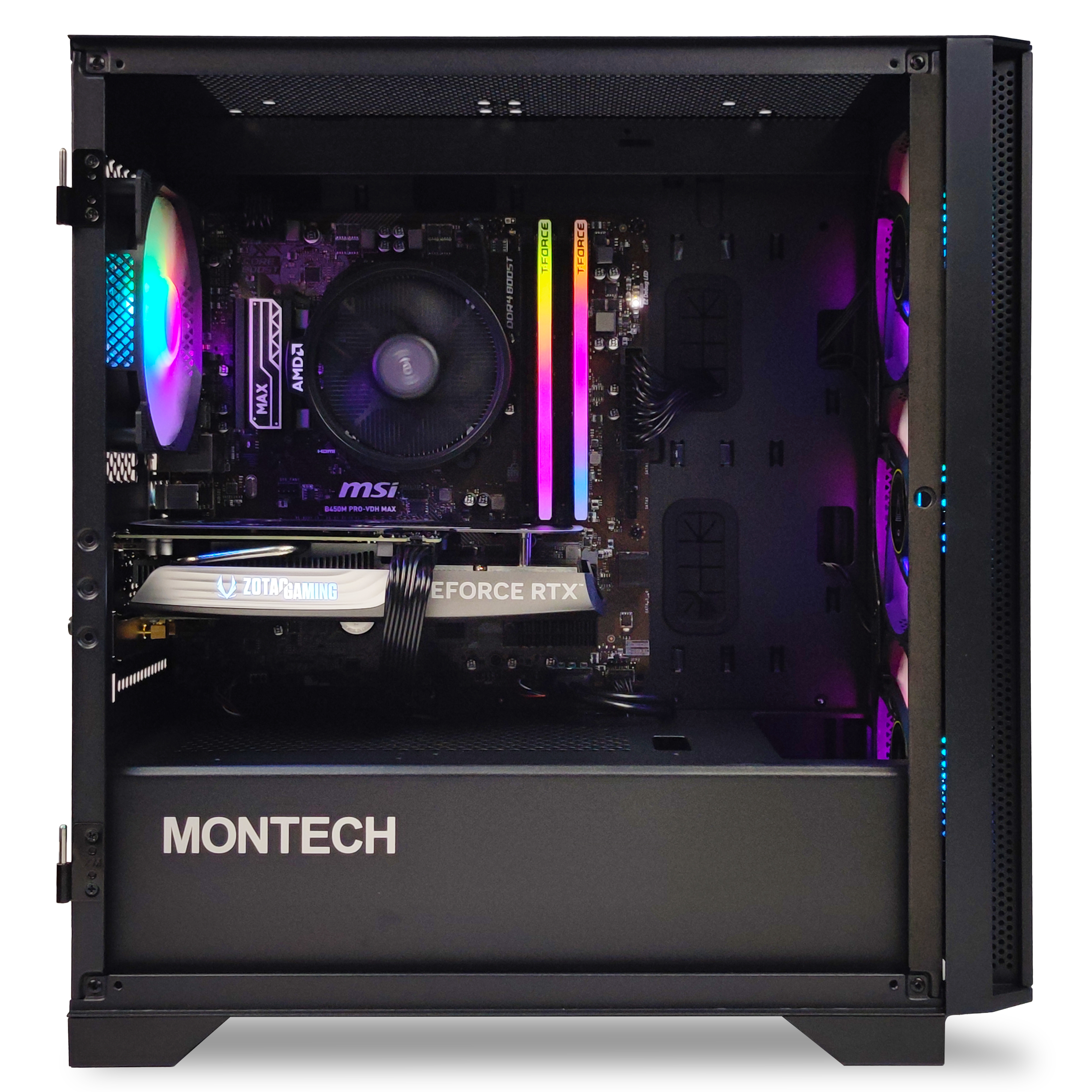King Mod Systems - Computador King Mod Gamer-PC Ryzen 5 5500 16GB DDR4 1TB RTX 4060 WIFI W11