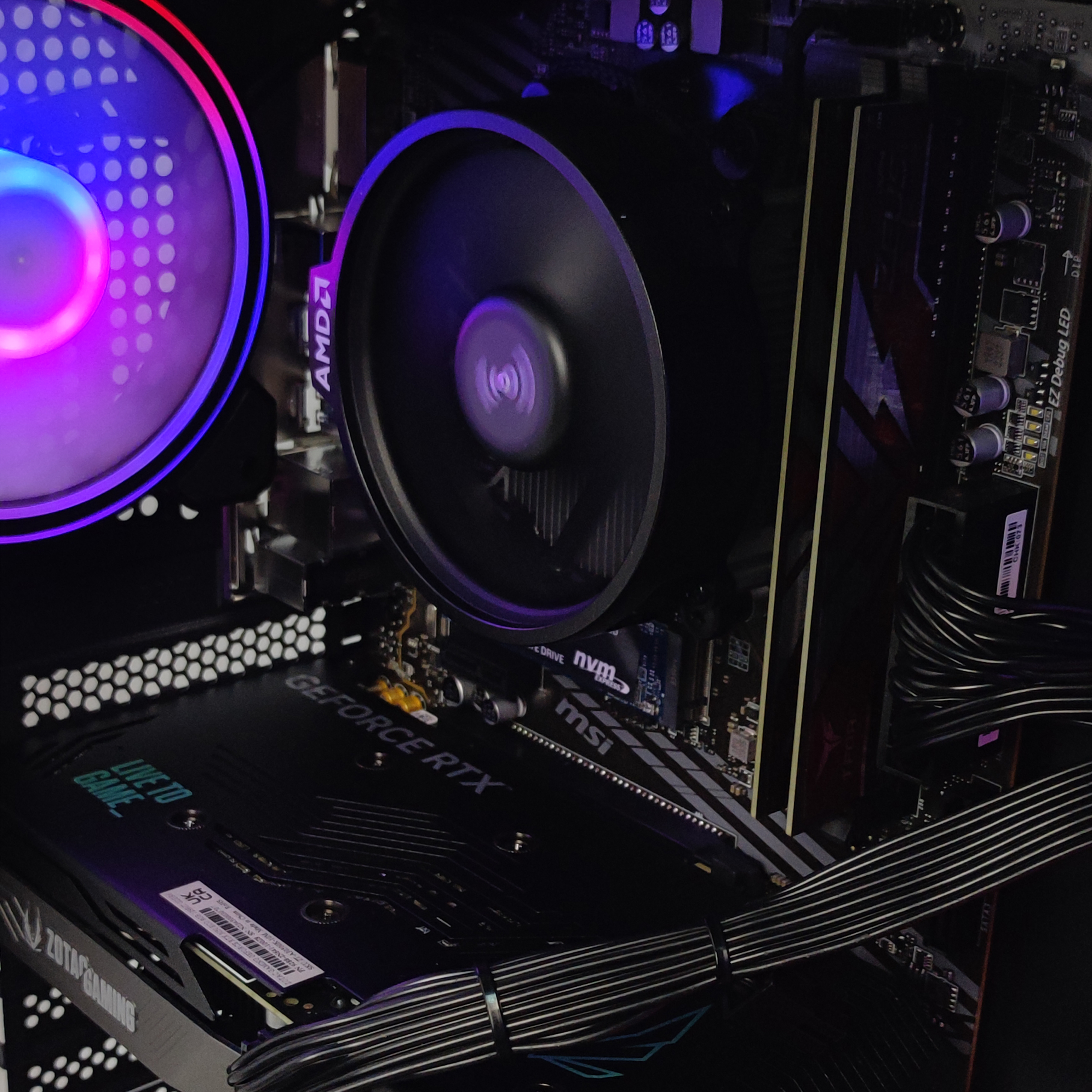 King Mod Systems - Computador King Mod Gamer-PC Ryzen 5 4500 16GB DDR4 500GB RTX 3050 8GB WiFi W11