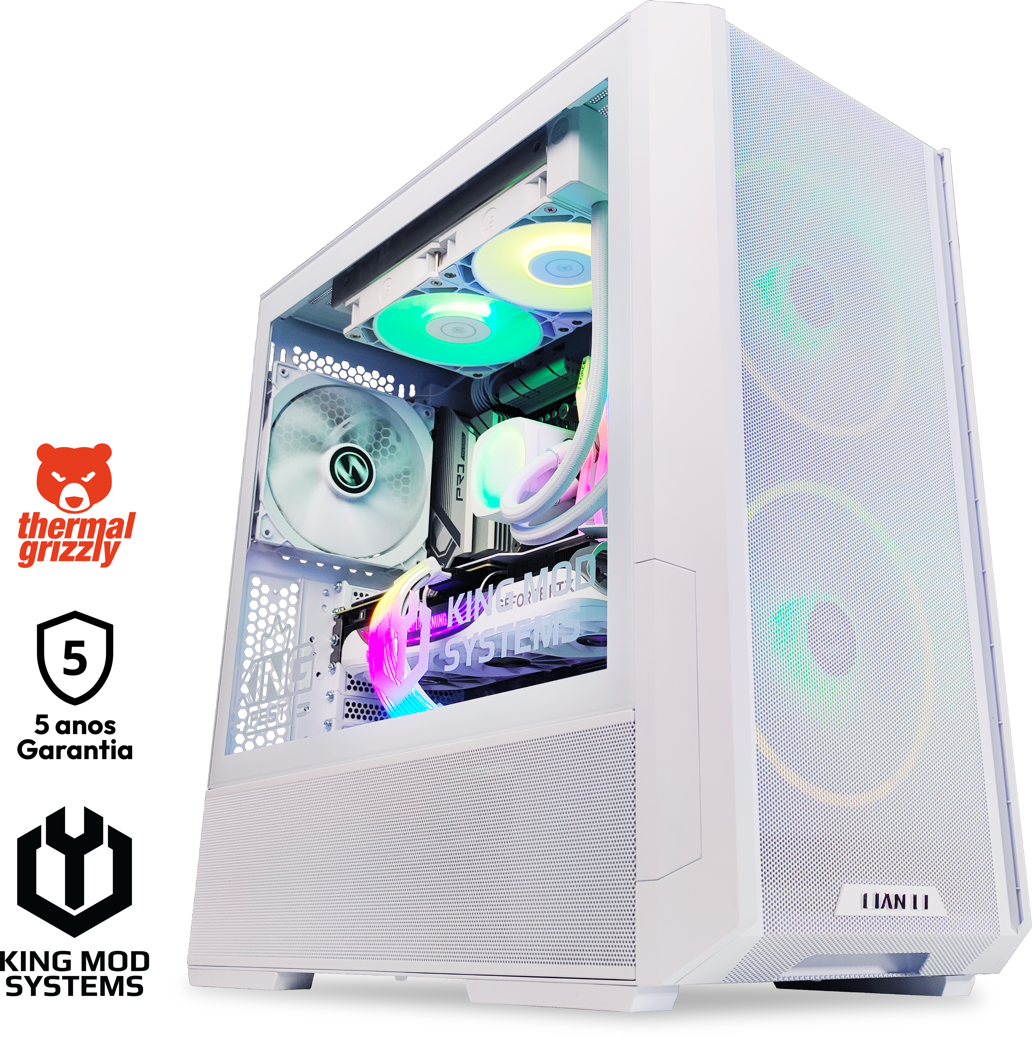 King Mod Systems - Computador King Mod Limited-PC Ryzen 5 7600 32GB DDR5 1TB RTX 4070 Ti WiFi W11