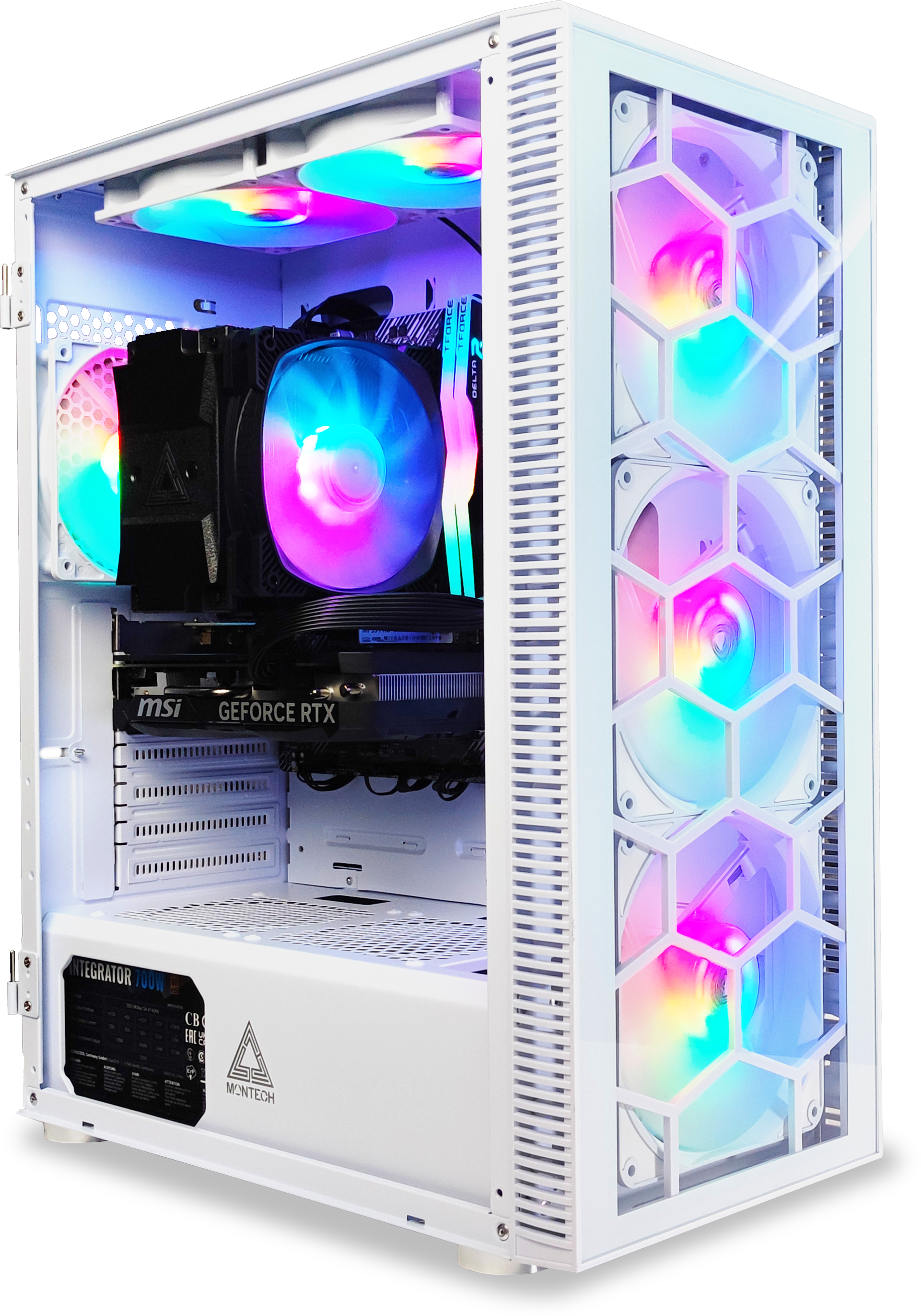 King Mod Systems - Computador King Mod Limited-PC Ryzen 7 5700X3D 32GB DDR4 1TB RTX 4060 Ti WIFI W11