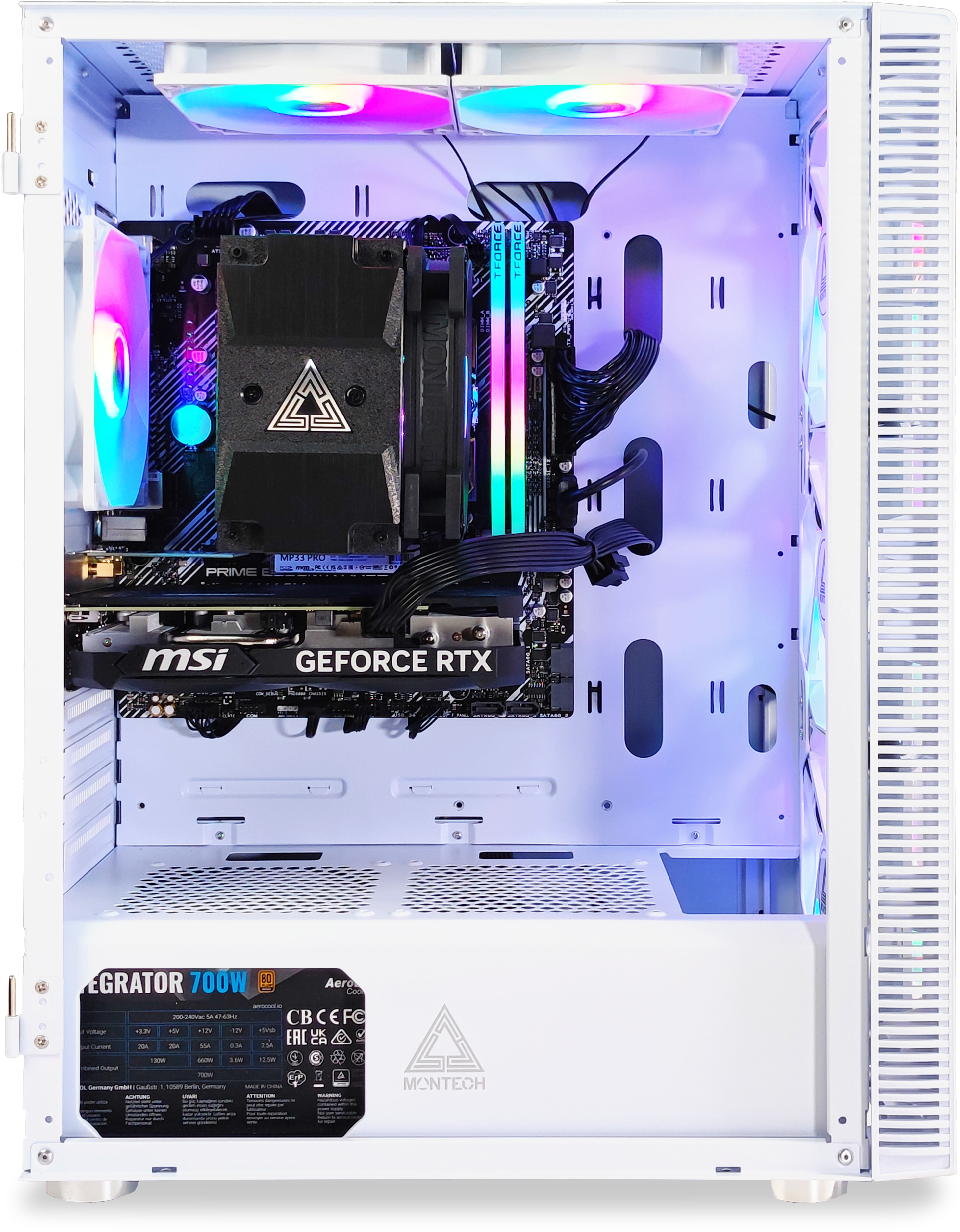 King Mod Systems - Computador King Mod Limited-PC Ryzen 7 5700X3D 32GB DDR4 1TB RTX 4060 Ti WIFI W11