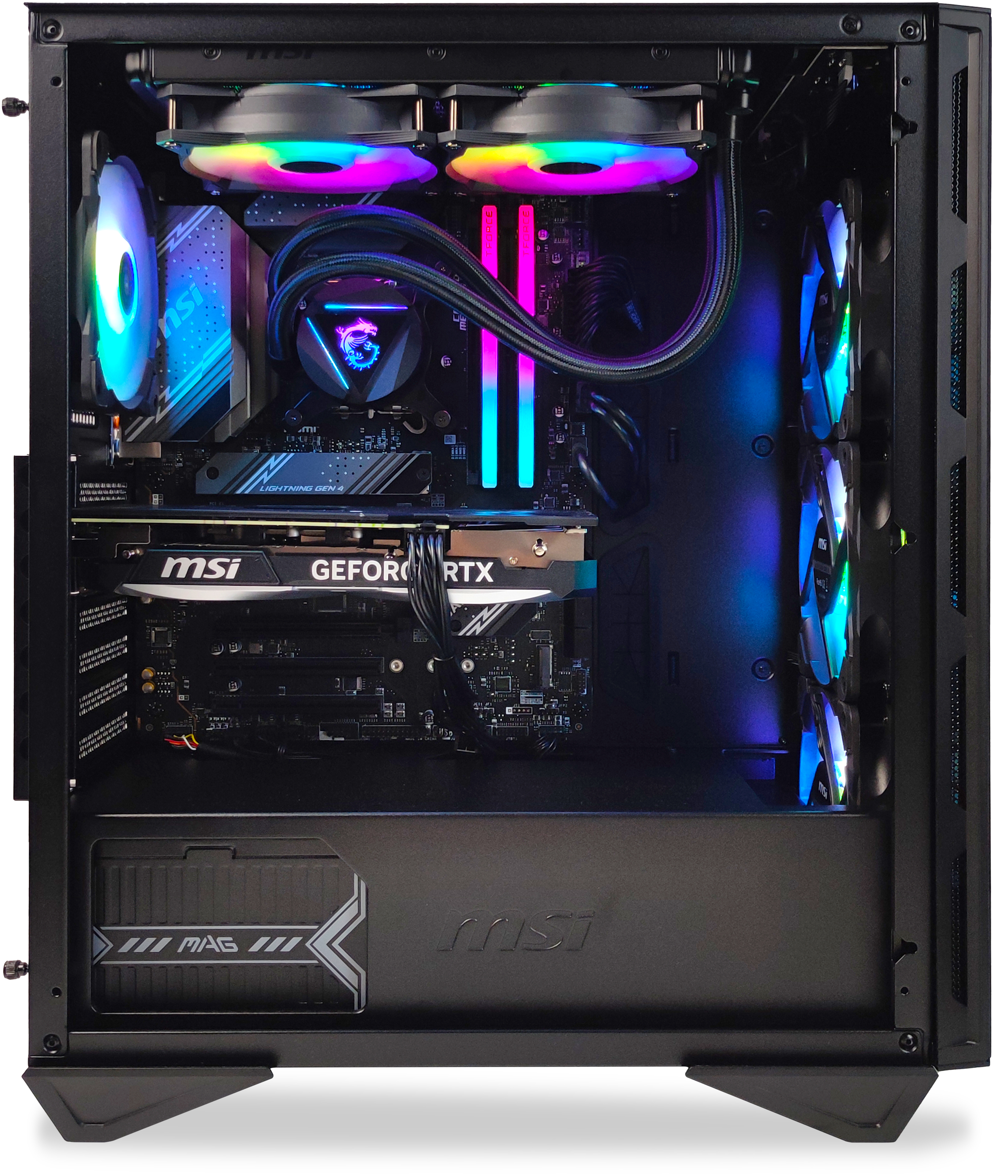 King Mod Systems - Computador King Mod Gamer-PC Powered by MSI i5 14400F 32GB DDR5 1TB RTX 4070 WiFi W11