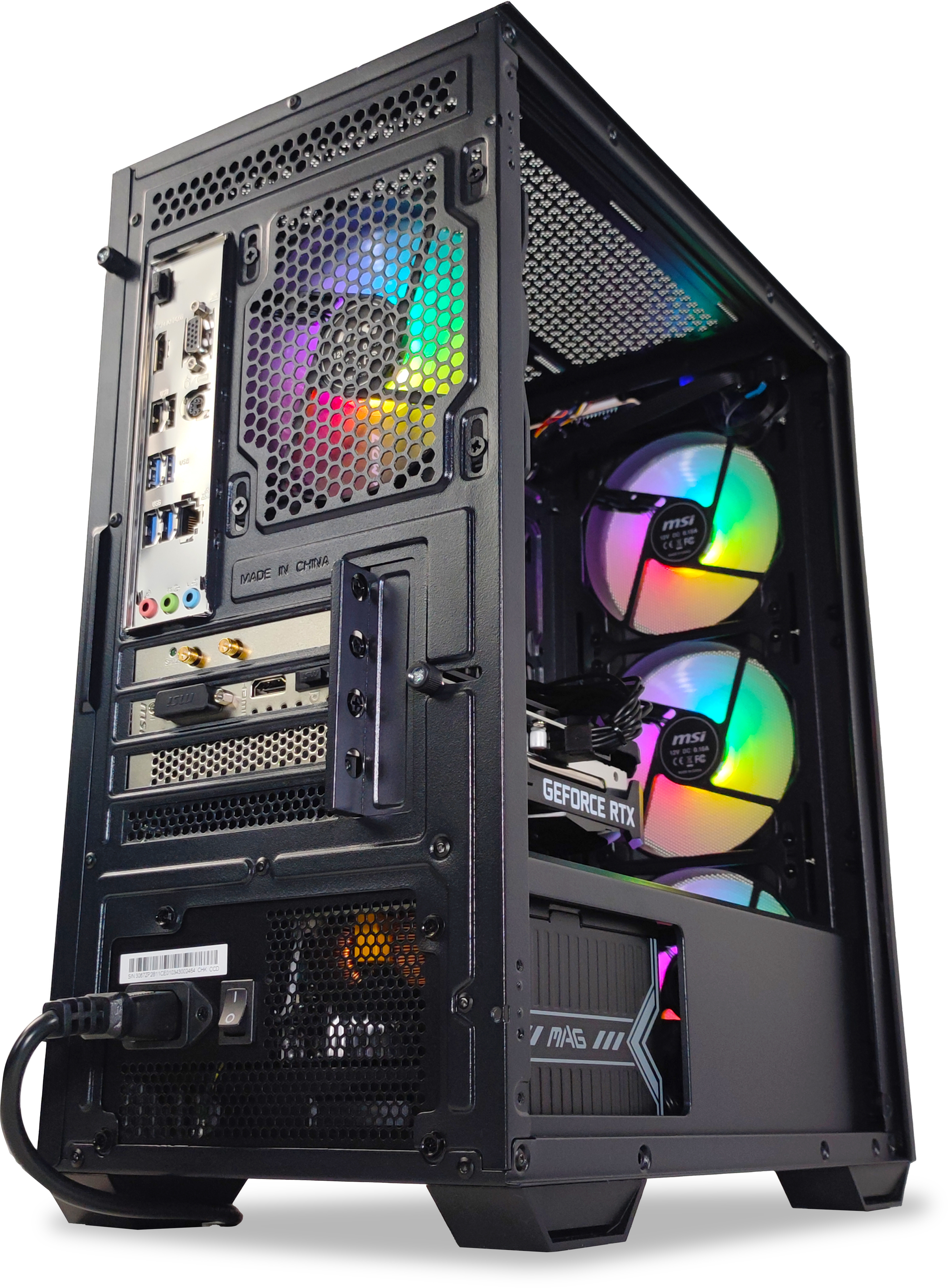 King Mod Systems - Computador King Mod Gamer-PC Powered by MSI Ryzen 5 5500 16GB DDR4 500GB RTX 3050 8GB WIFI W11