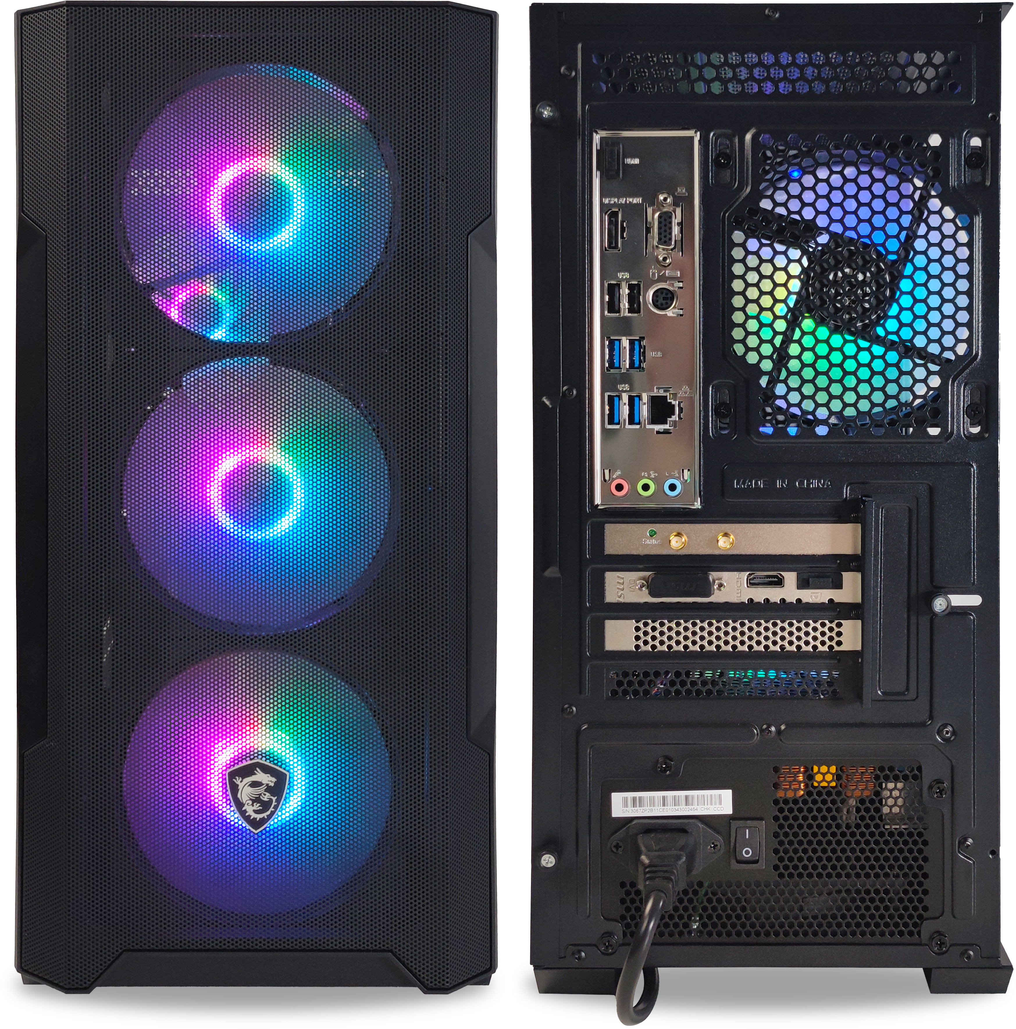 King Mod Systems - Computador King Mod Gamer-PC Powered by MSI Ryzen 5 5500 16GB DDR4 500GB RTX 3050 8GB WIFI W11