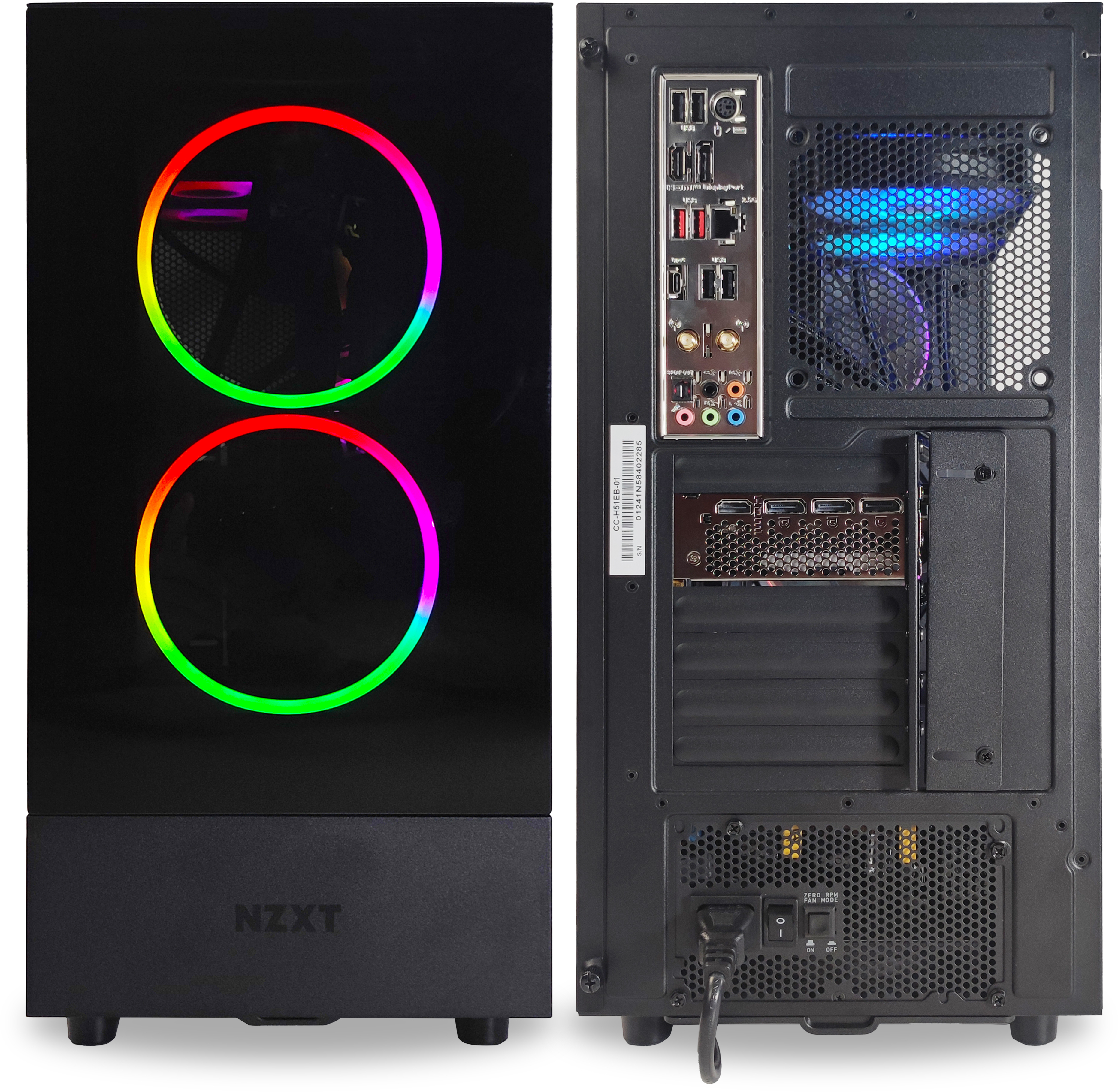 King Mod Systems - Computador King Mod Gamer-PC Powered by NZXT x MSI i5 14600KF 32GB DDR5 1TB RTX 4070 SUPER WiFi W11