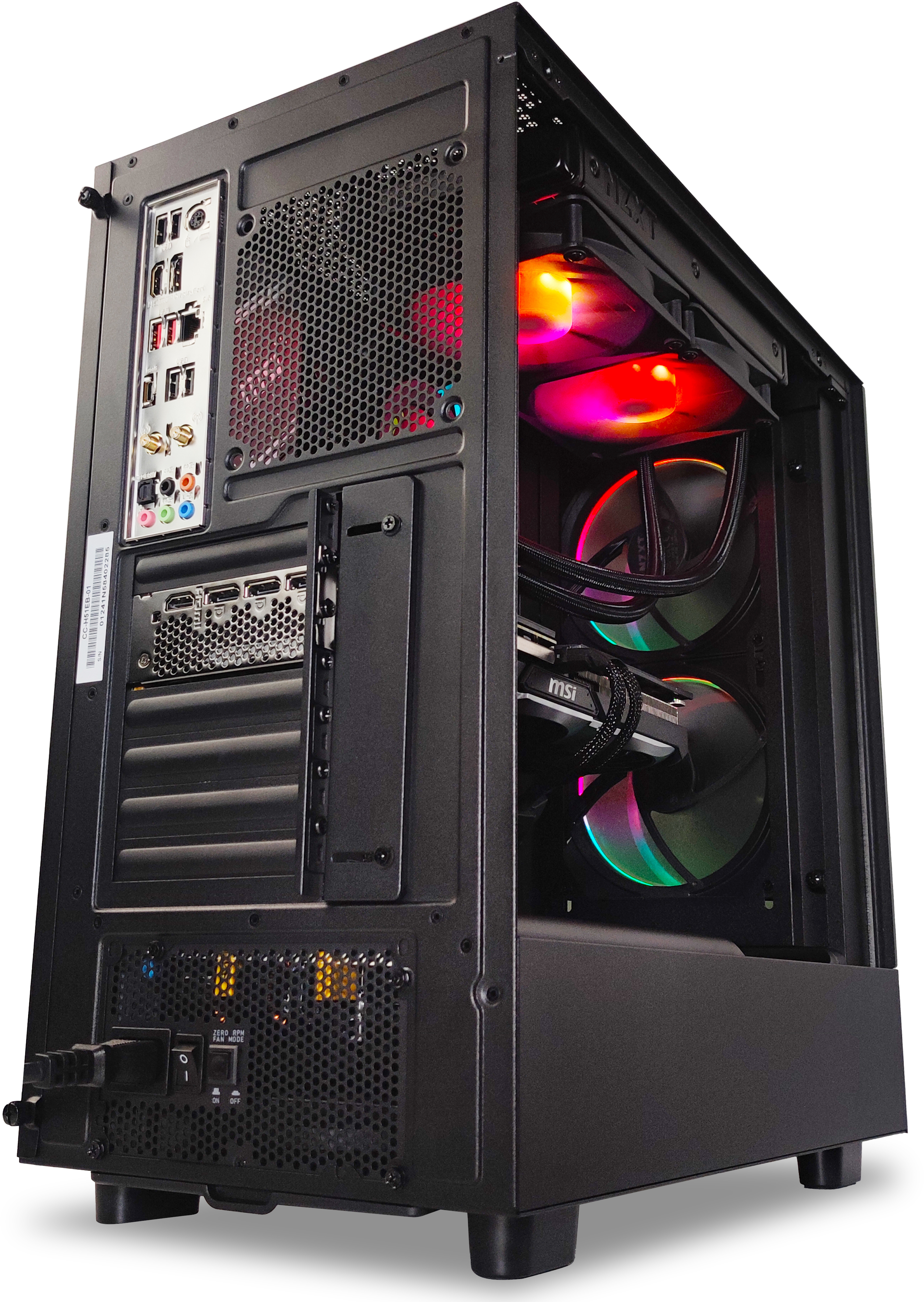 King Mod Systems - Computador King Mod Gamer-PC Powered by NZXT x MSI i5 14600KF 32GB DDR5 1TB RTX 4070 SUPER WiFi W11