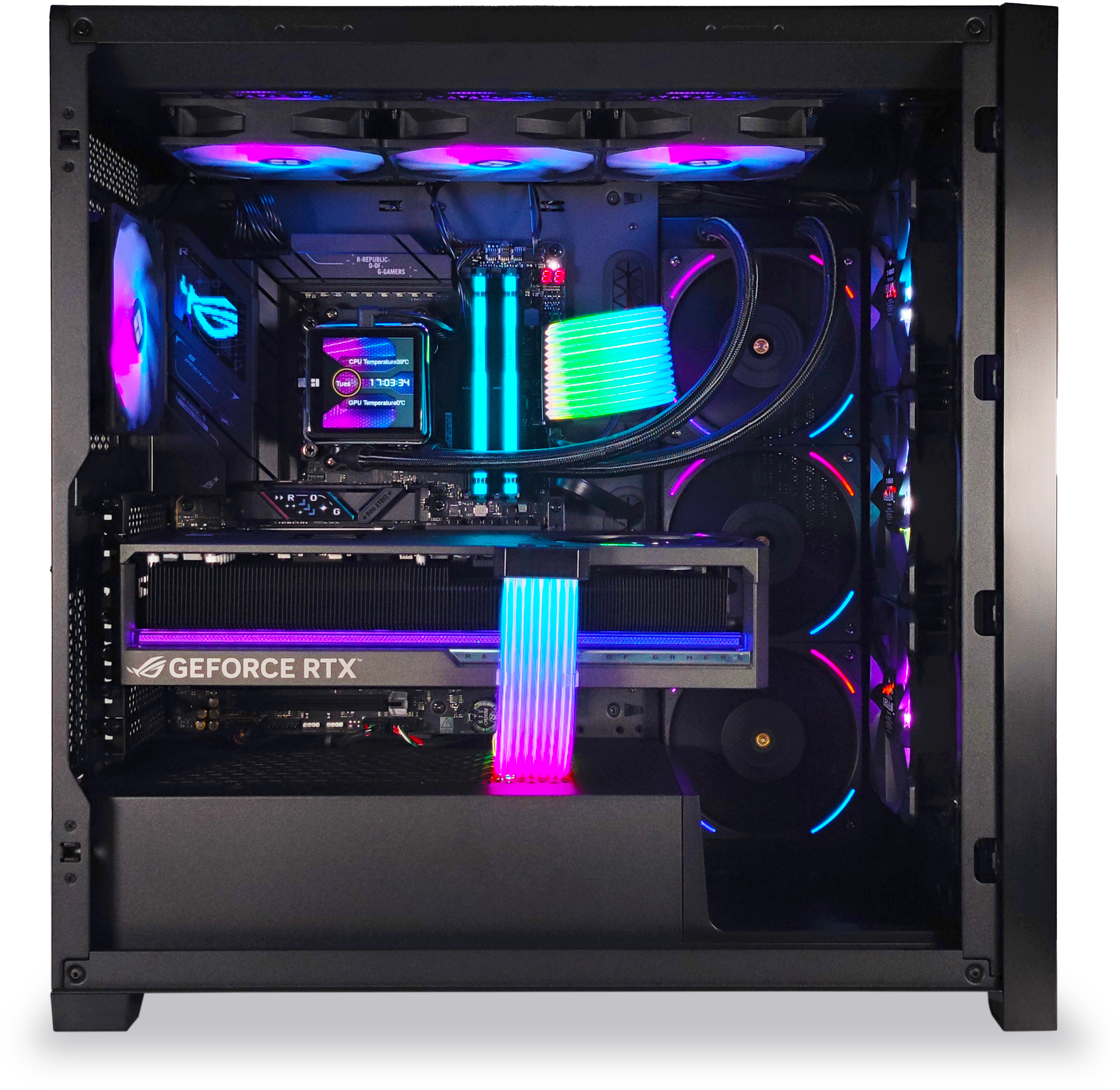 King Mod Systems - Computador King Mod Gamer-PC Powered by ASUS Ryzen 7 9800X3D 32GB DDR5 2TB RTX 5080 WiFi W11