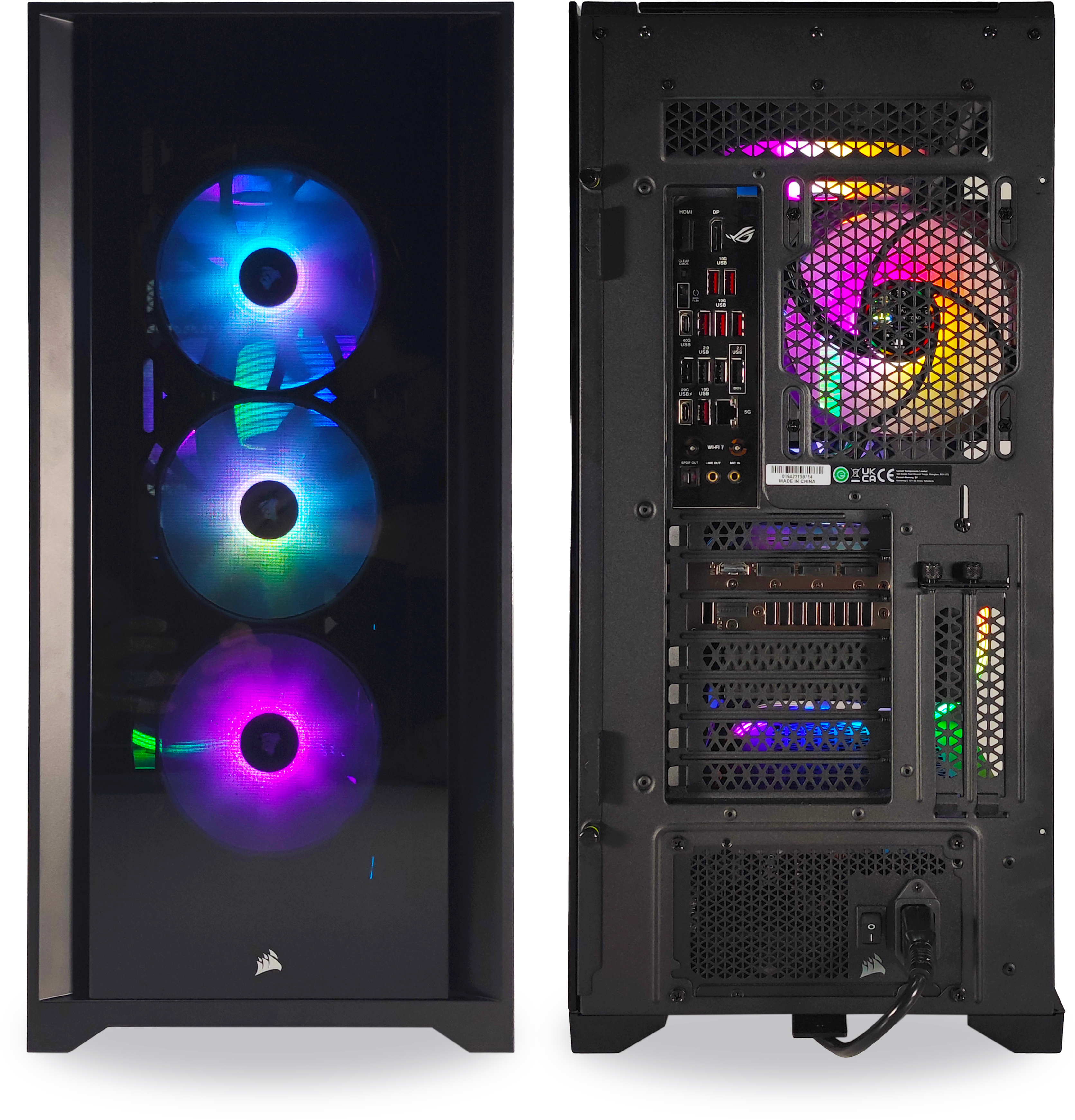 King Mod Systems - Computador King Mod Gamer-PC Powered by ASUS Ryzen 7 9800X3D 32GB DDR5 2TB RTX 5080 WiFi W11