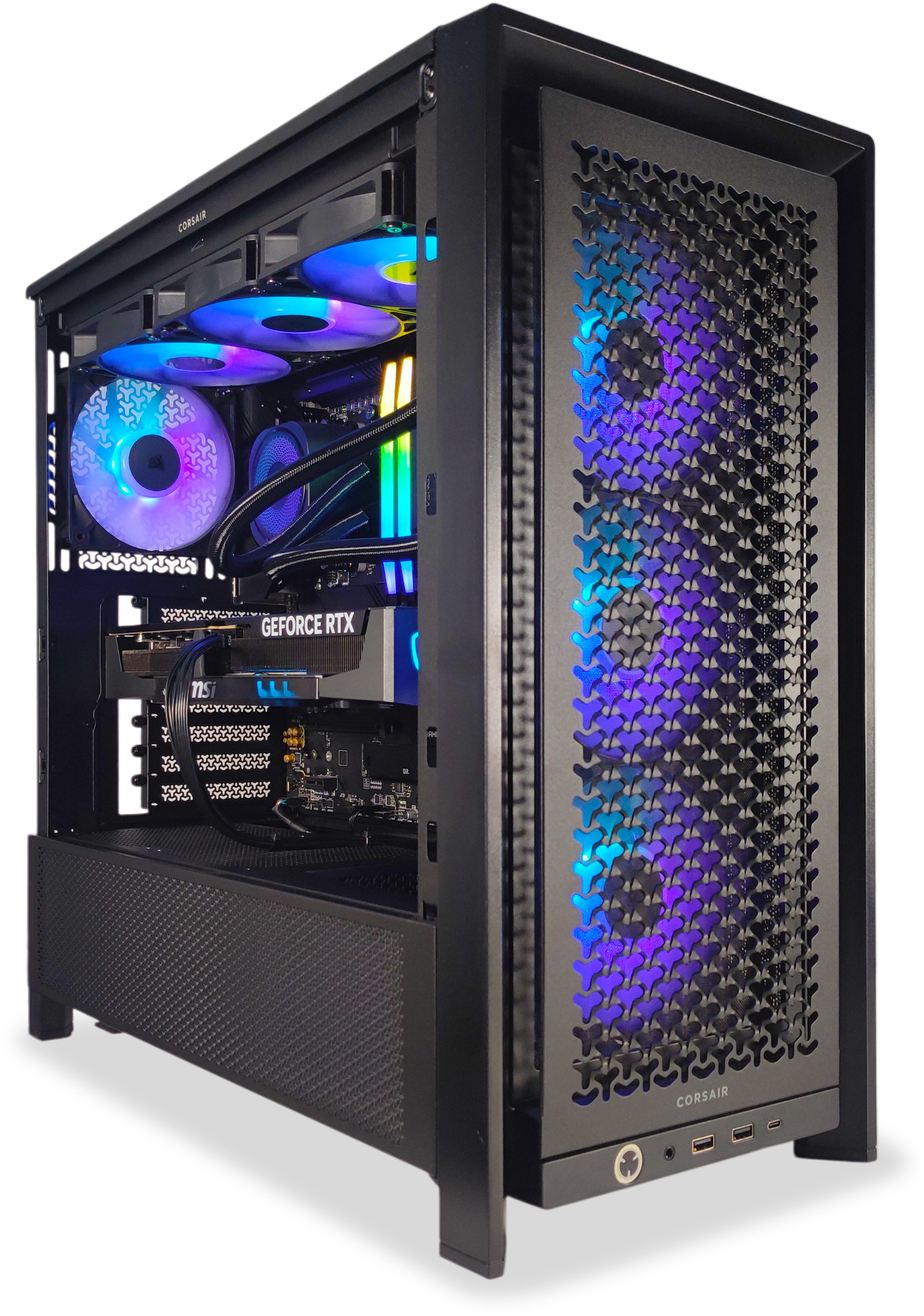 King Mod Systems - Computador King Mod Gamer-PC x iCUE Ryzen 7 9700X 32GB DDR5 1TB RTX 5070 WiFi W11
