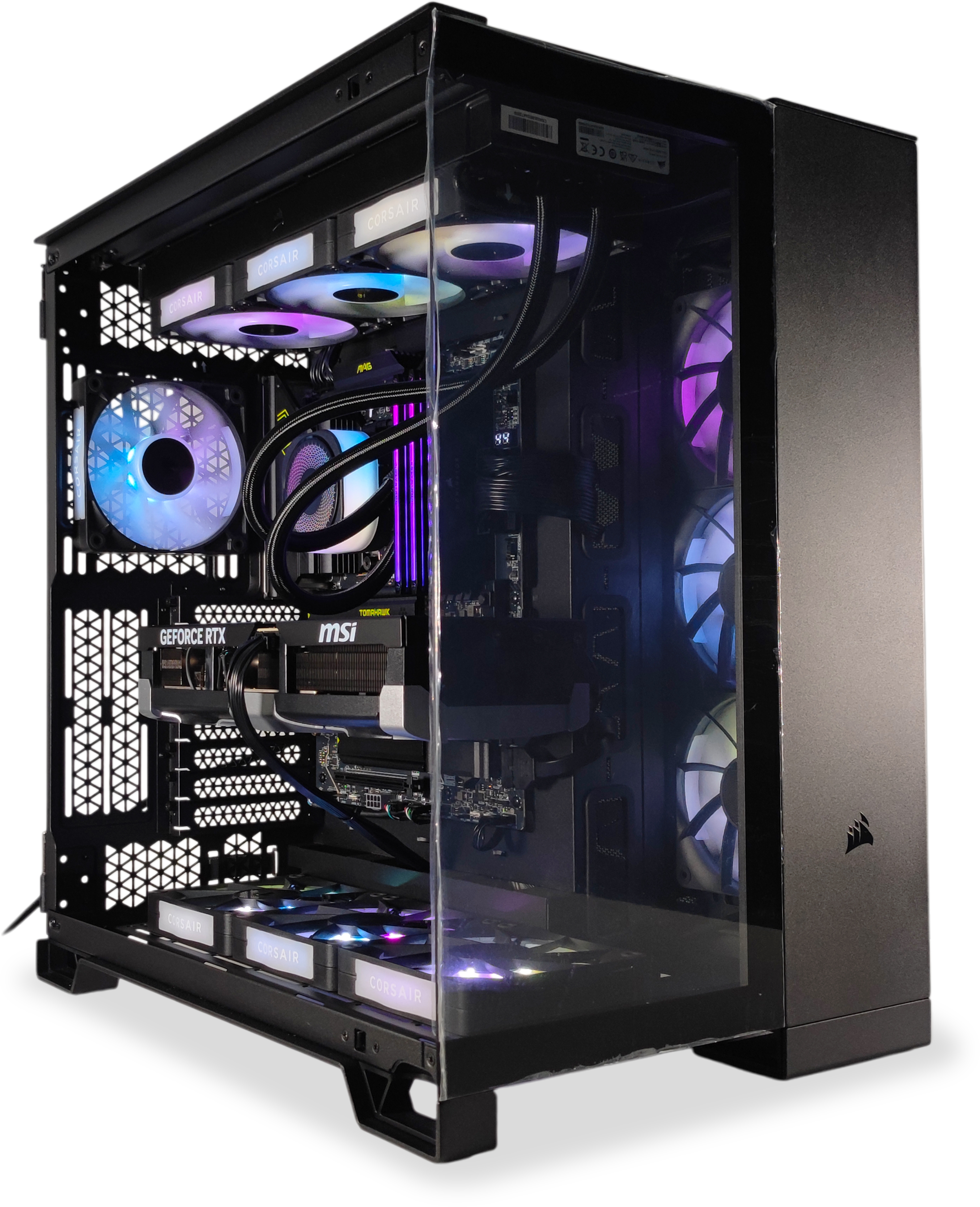 King Mod Systems - Computador King Mod Gamer-PC x iCUE Impakt Edition Ryzen 7 9800X3D 64GB DDR5 2TB RTX 5090 WiFi W11