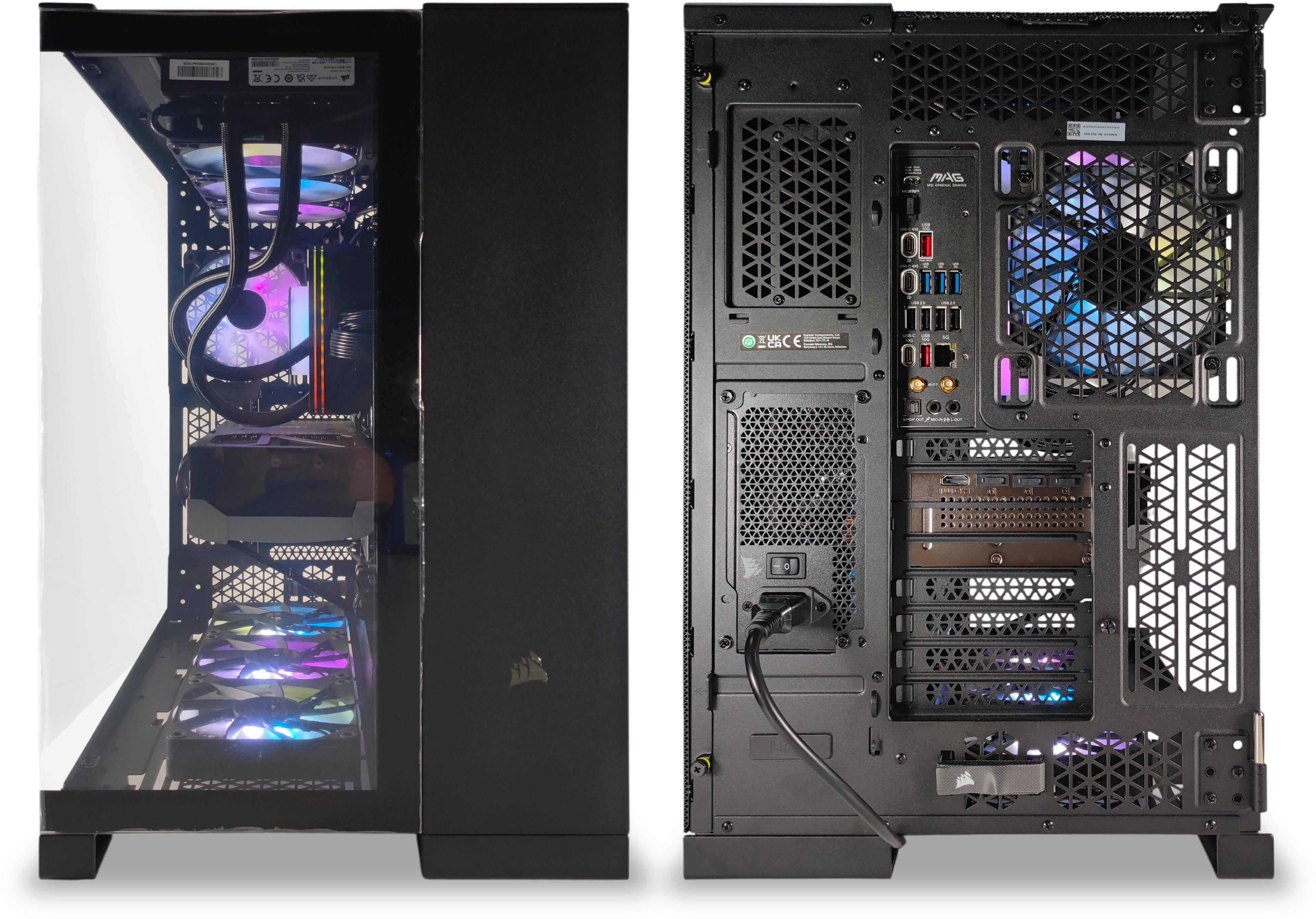 King Mod Systems - Computador King Mod Gamer-PC x iCUE Impakt Edition Ryzen 7 9800X3D 64GB DDR5 2TB RTX 5090 WiFi W11