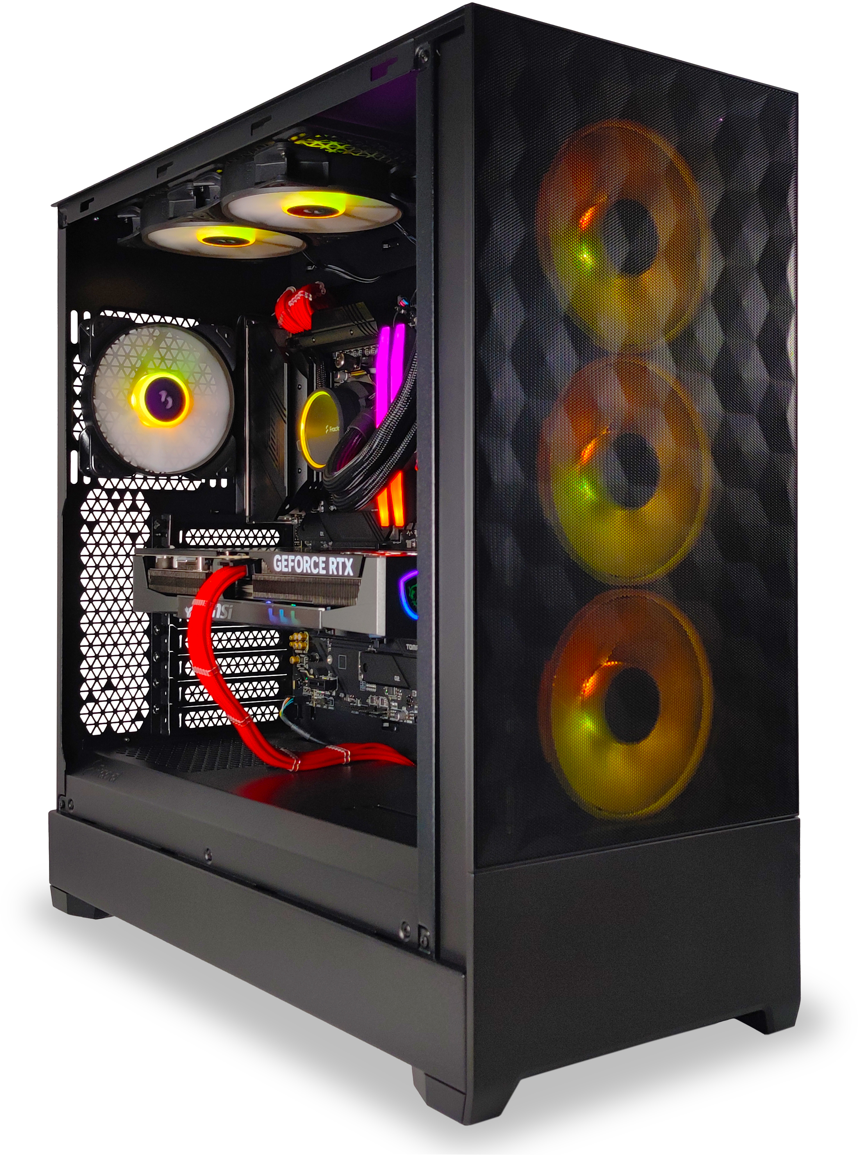 King Mod Systems - Computador King Mod Gamer-PC X Fractal Ryzen 7 7800X3D 32GB DDR5 2TB RTX 5080 WiFi W11