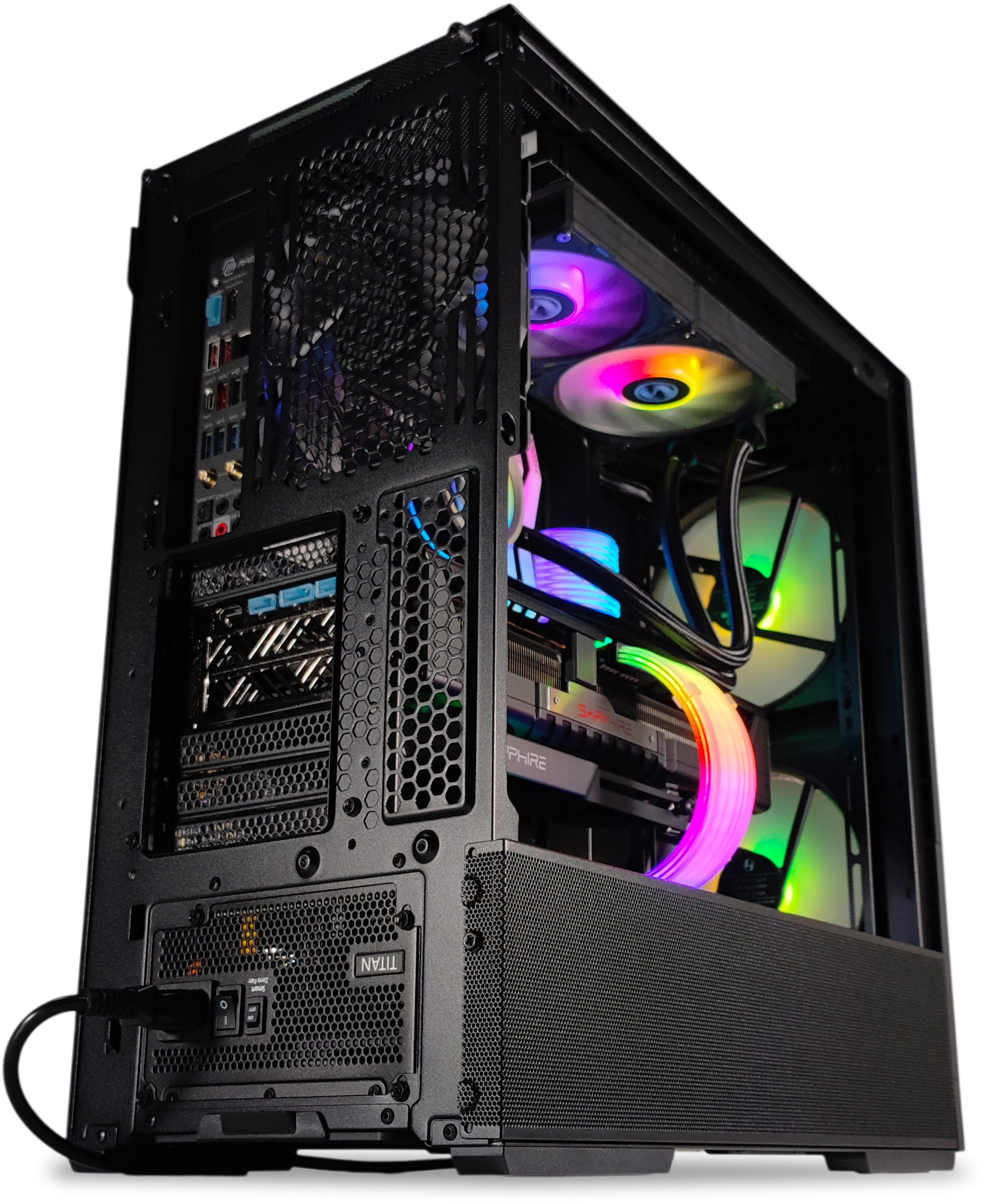 King Mod Systems - Computador King Mod Gamer-PC Ryzen 7 9800X3D 32GB DDR5 2TB RX 9070 XT WiFi W11