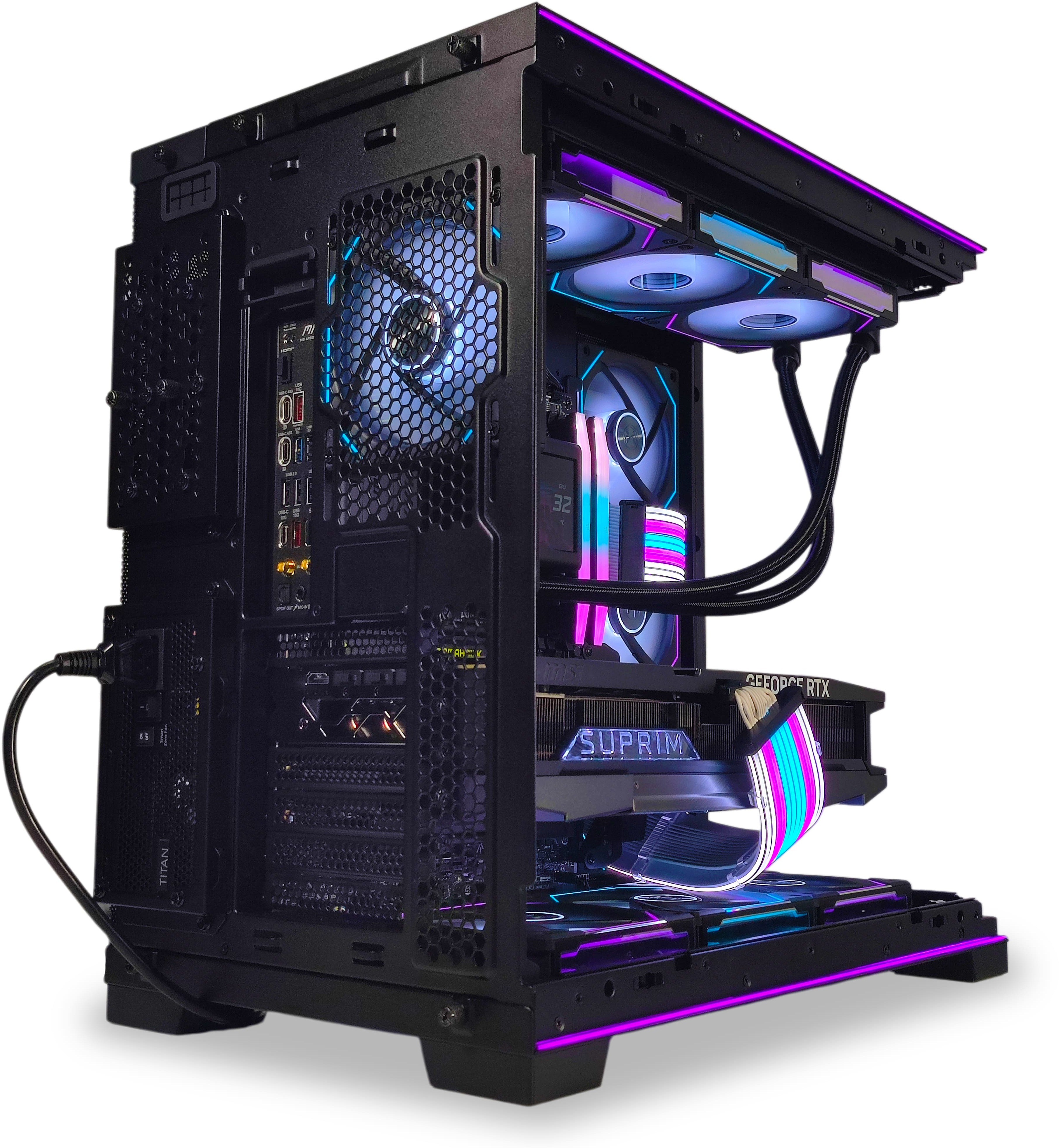 King Mod Systems - Computador King Mod Gamer-PC Ryzen 7 9800X3D 64GB DDR5 2TB RTX 5090 WiFi W11 V2