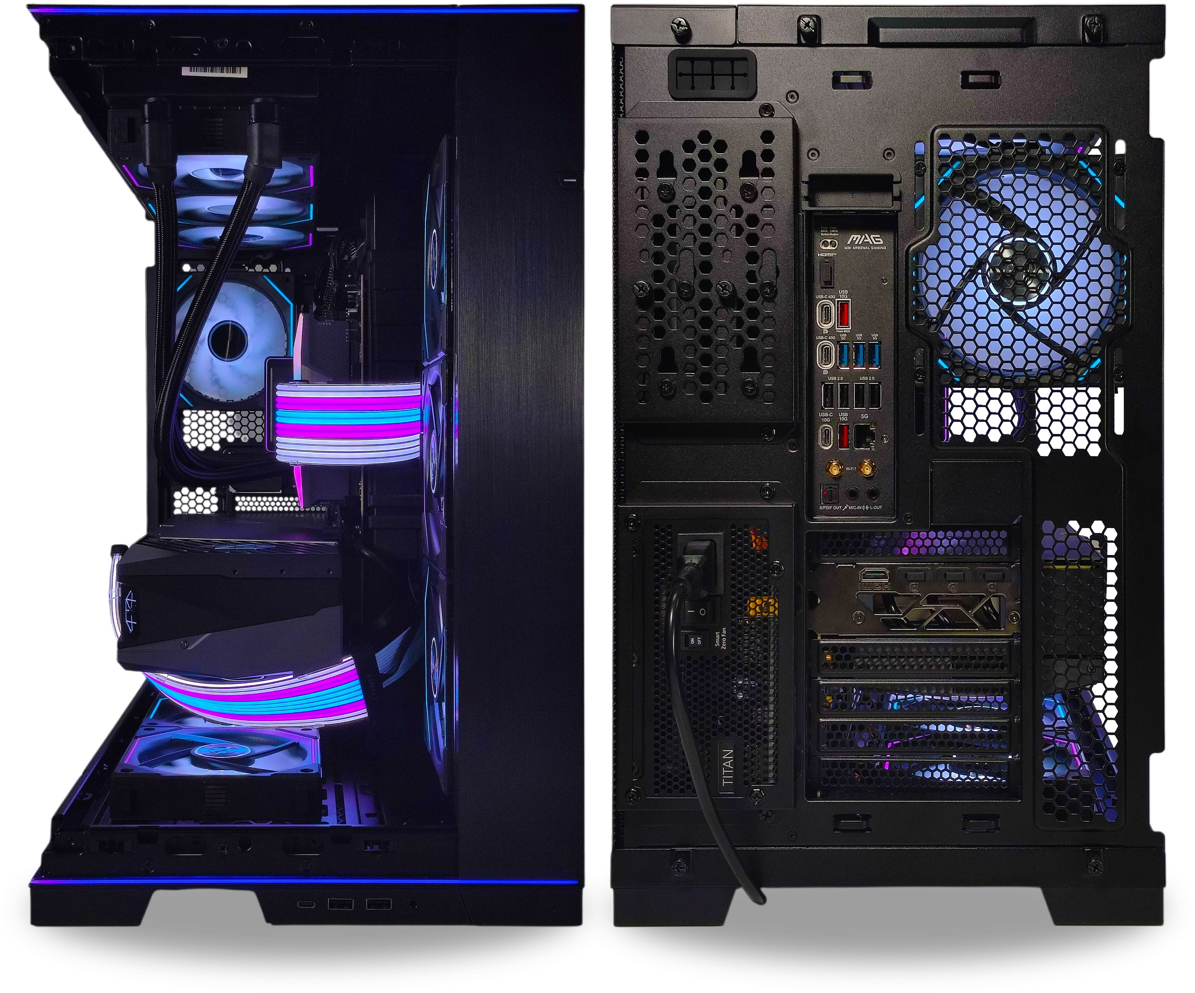 King Mod Systems - Computador King Mod Gamer-PC Ryzen 7 9800X3D 64GB DDR5 2TB RTX 5090 WiFi W11 V2