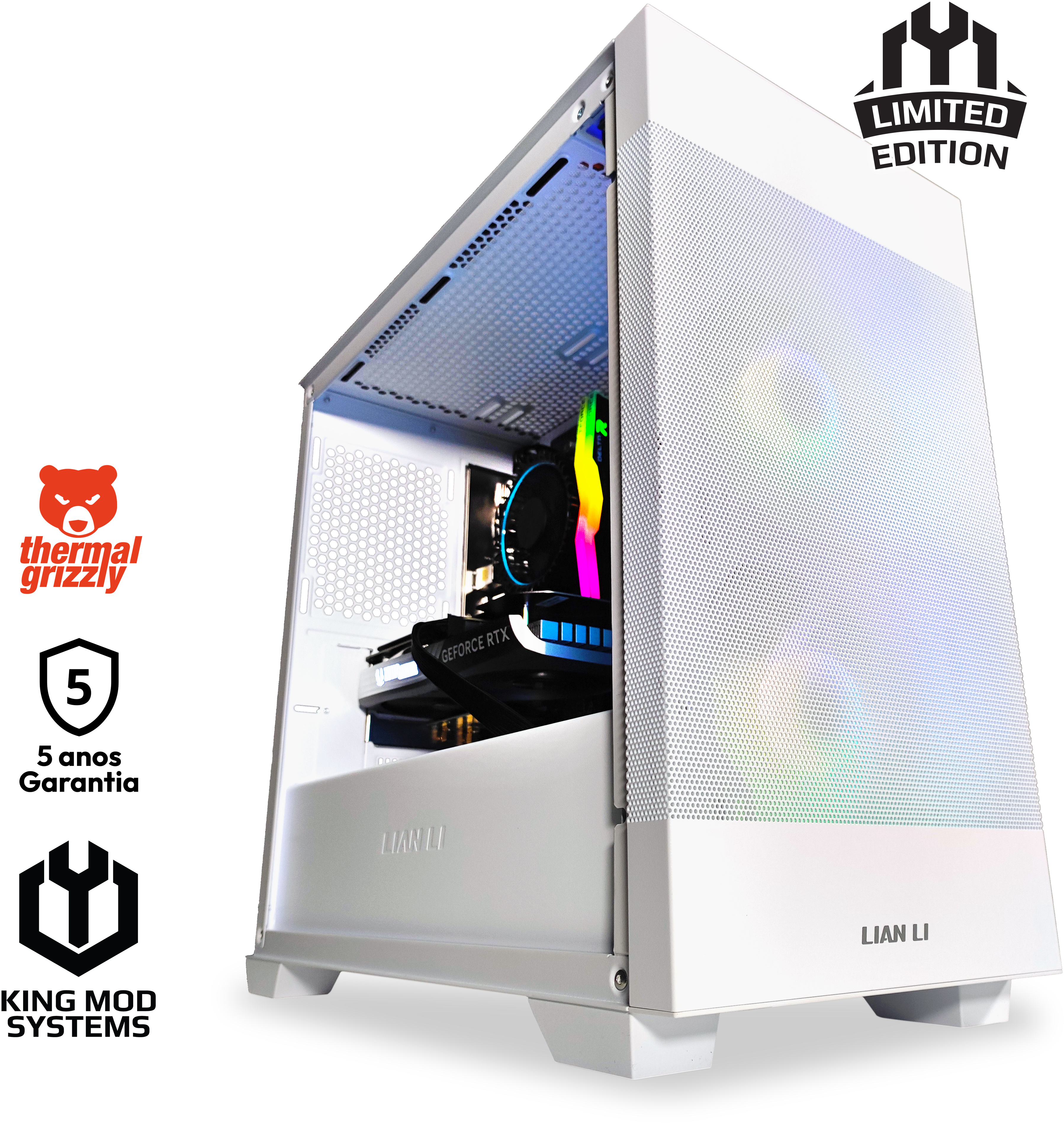 Computador King Mod Limited-PC Intel i5 12400F 16GB DDR4 1TB RTX 4060 WiFi W11