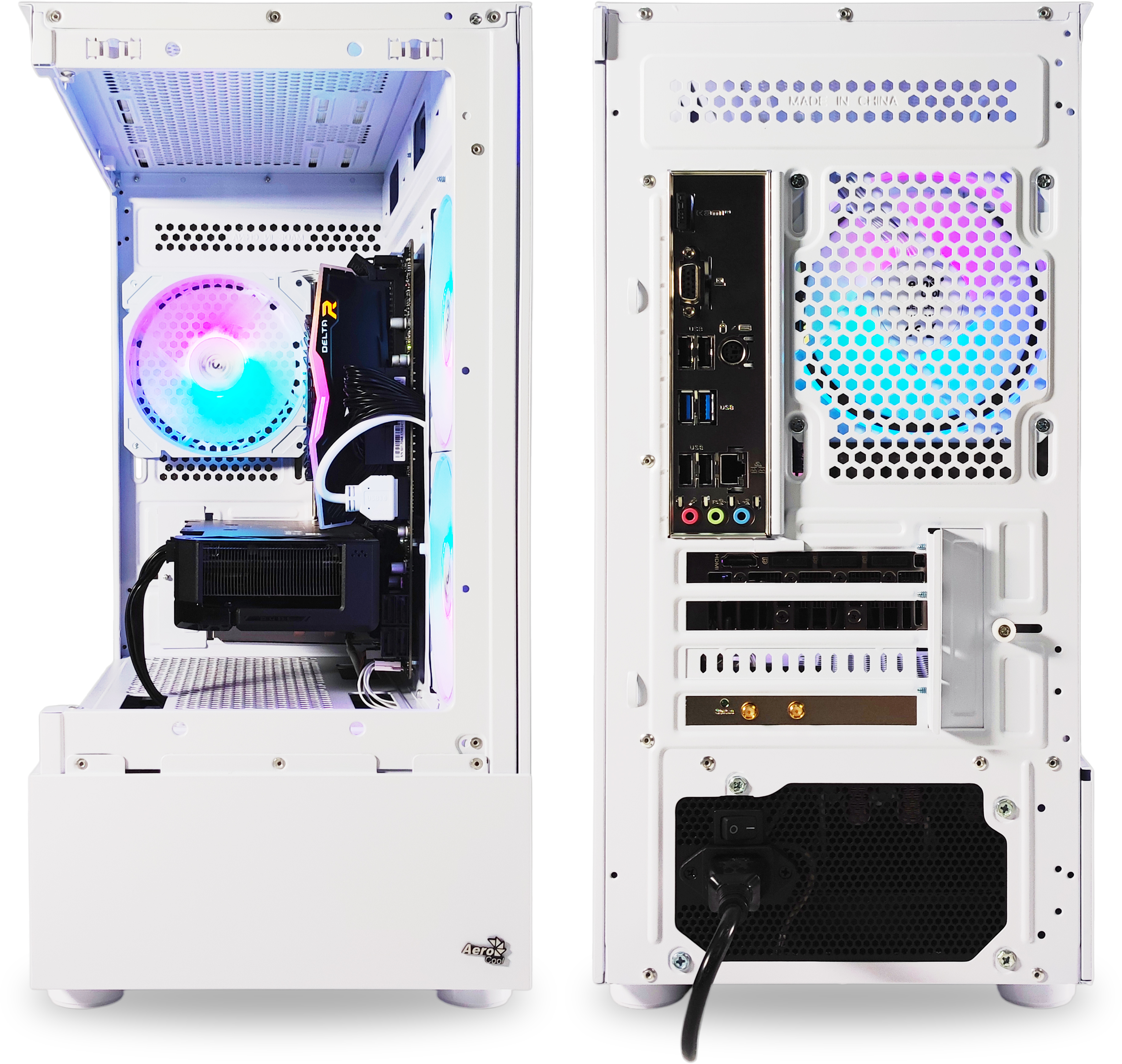 King Mod Systems - Computador King Mod Limited-PC Intel i5 14400F 32GB DDR4 1TB RTX 4060 WiFi W11