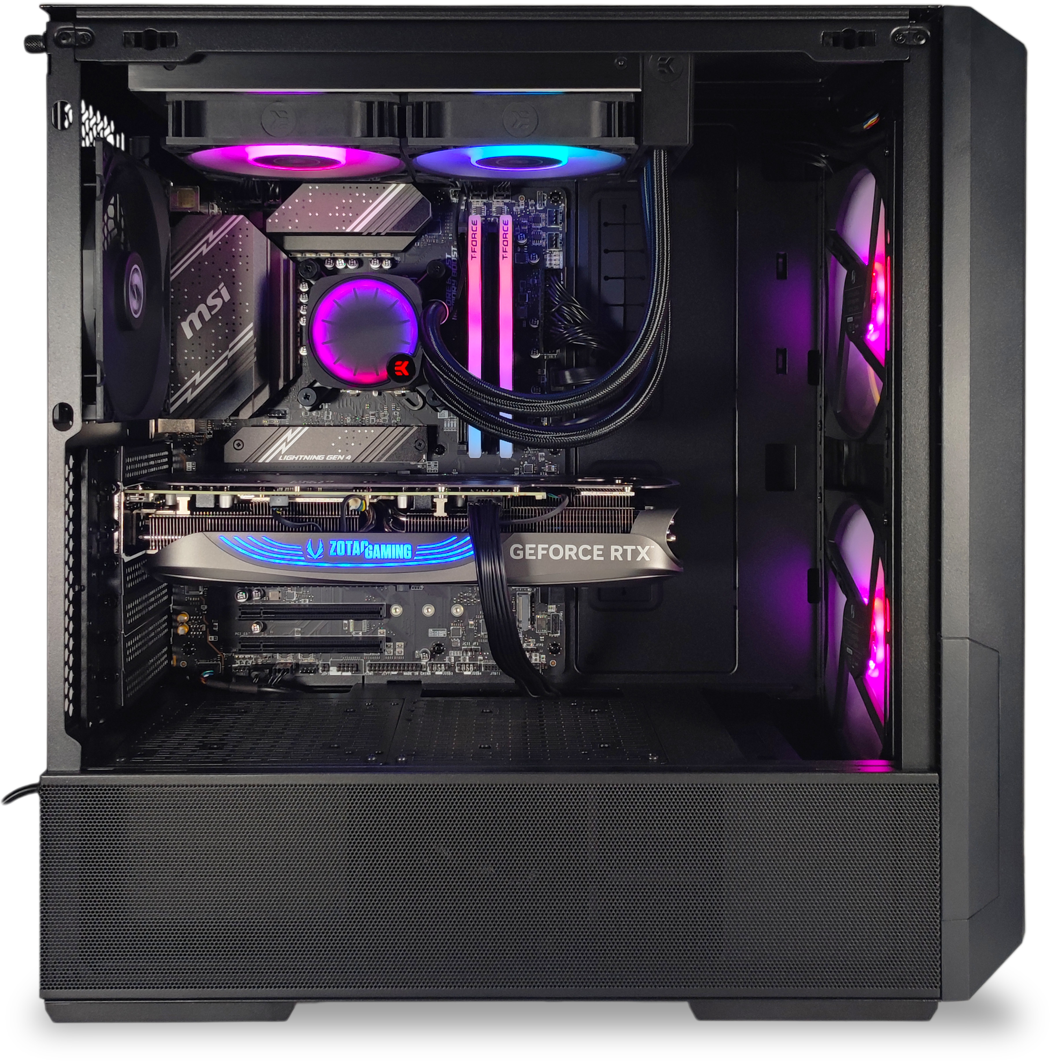 King Mod Systems - Computador King Mod Limited-PC Intel i5 14600KF 32GB DDR5 1TB RTX 4070 SUPER WiFi W11