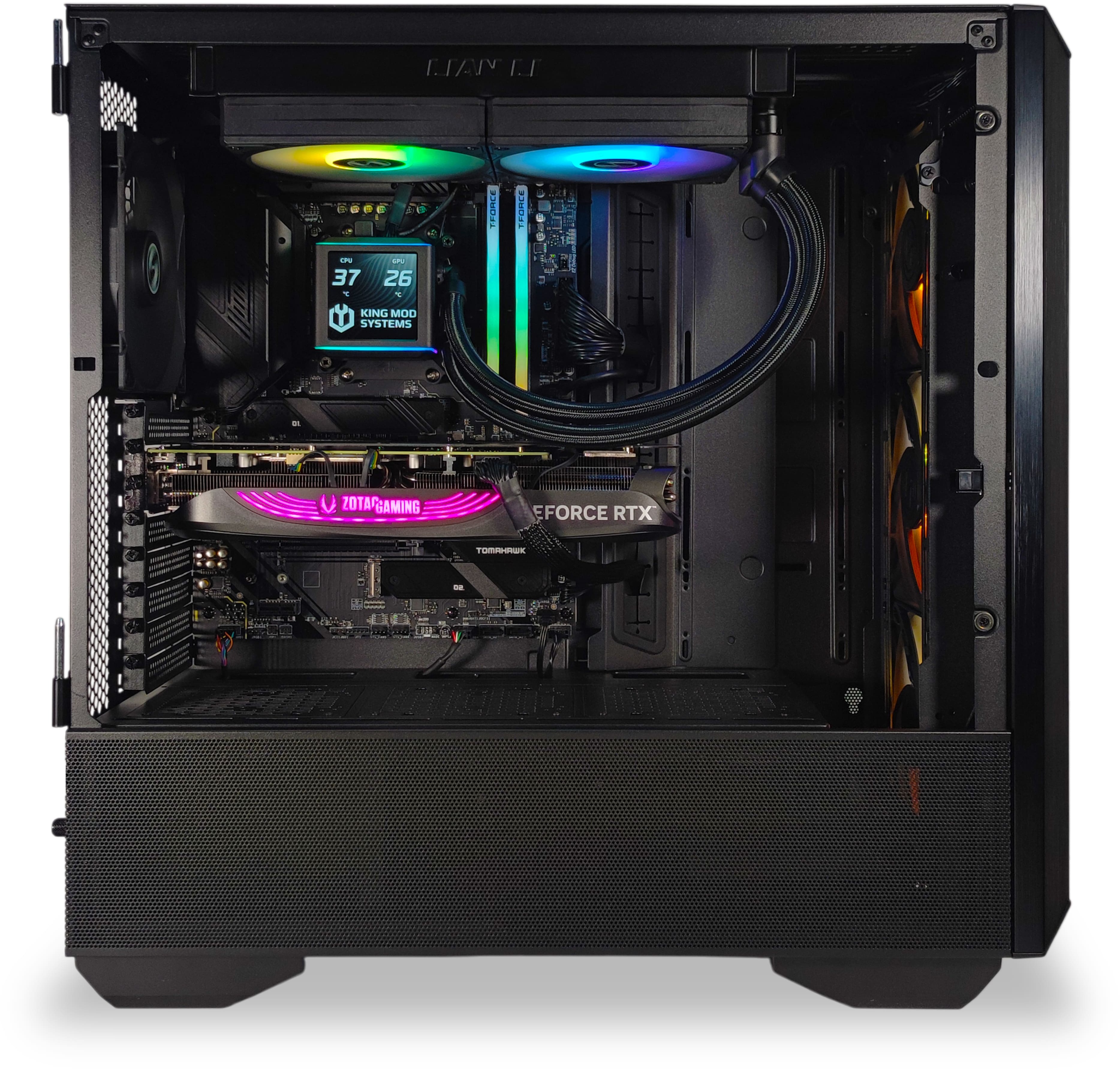 King Mod Systems - Computador King Mod Limited-PC Ryzen 7 9700X 32GB DDR5 1TB RTX 4070 Ti SUPER WiFi W11