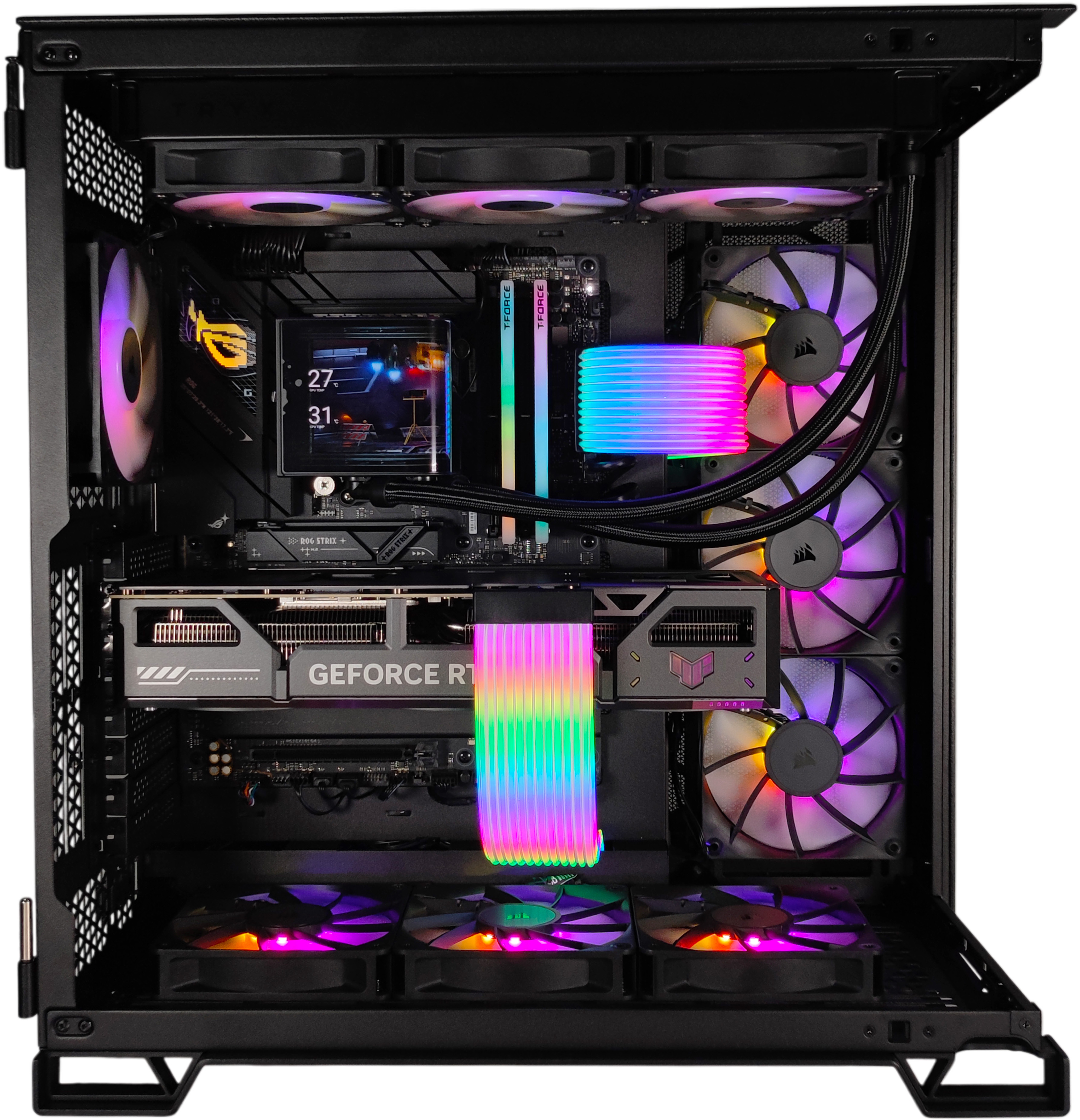 King Mod Systems - Computador King Mod Limited-PC Ryzen 7 9700X 32GB DDR5 1TB RTX 5070 Ti WiFi W11