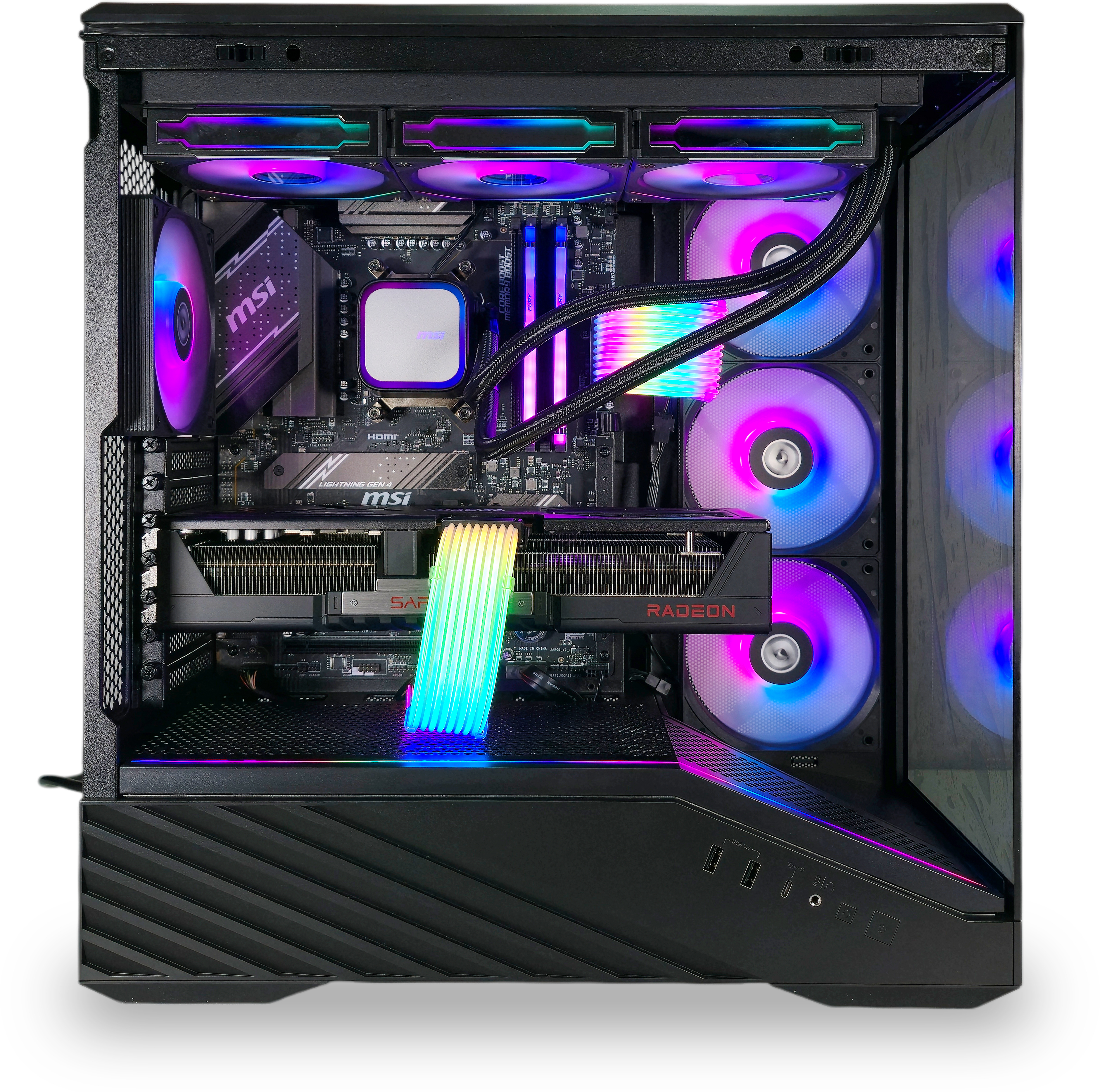 King Mod Systems - Computador King Mod Limited-PC Ryzen 7 9800X3D 64GB DDR5 2TB RX 9070 XT WiFi W11