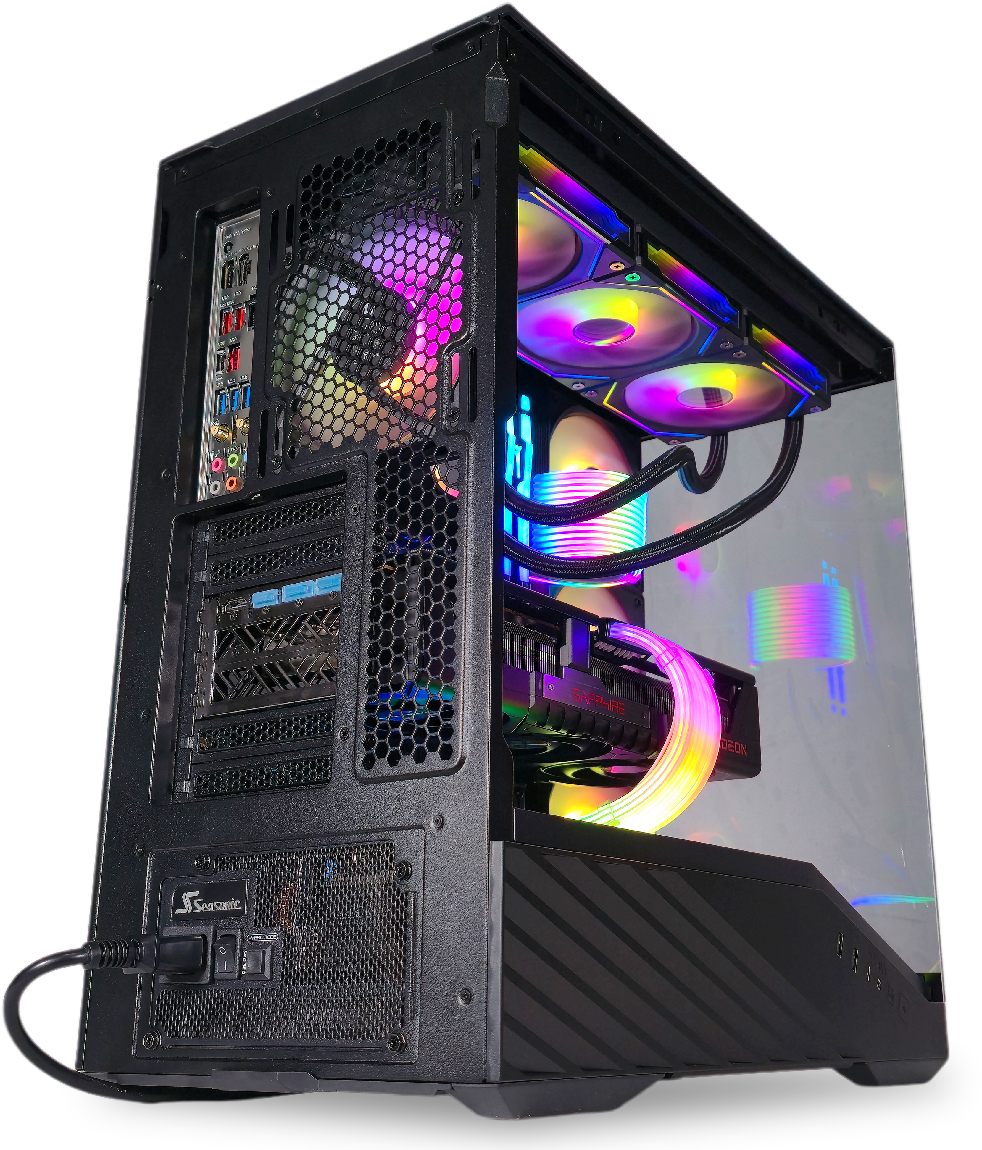 King Mod Systems - Computador King Mod Limited-PC Ryzen 7 9800X3D 64GB DDR5 2TB RX 9070 XT WiFi W11