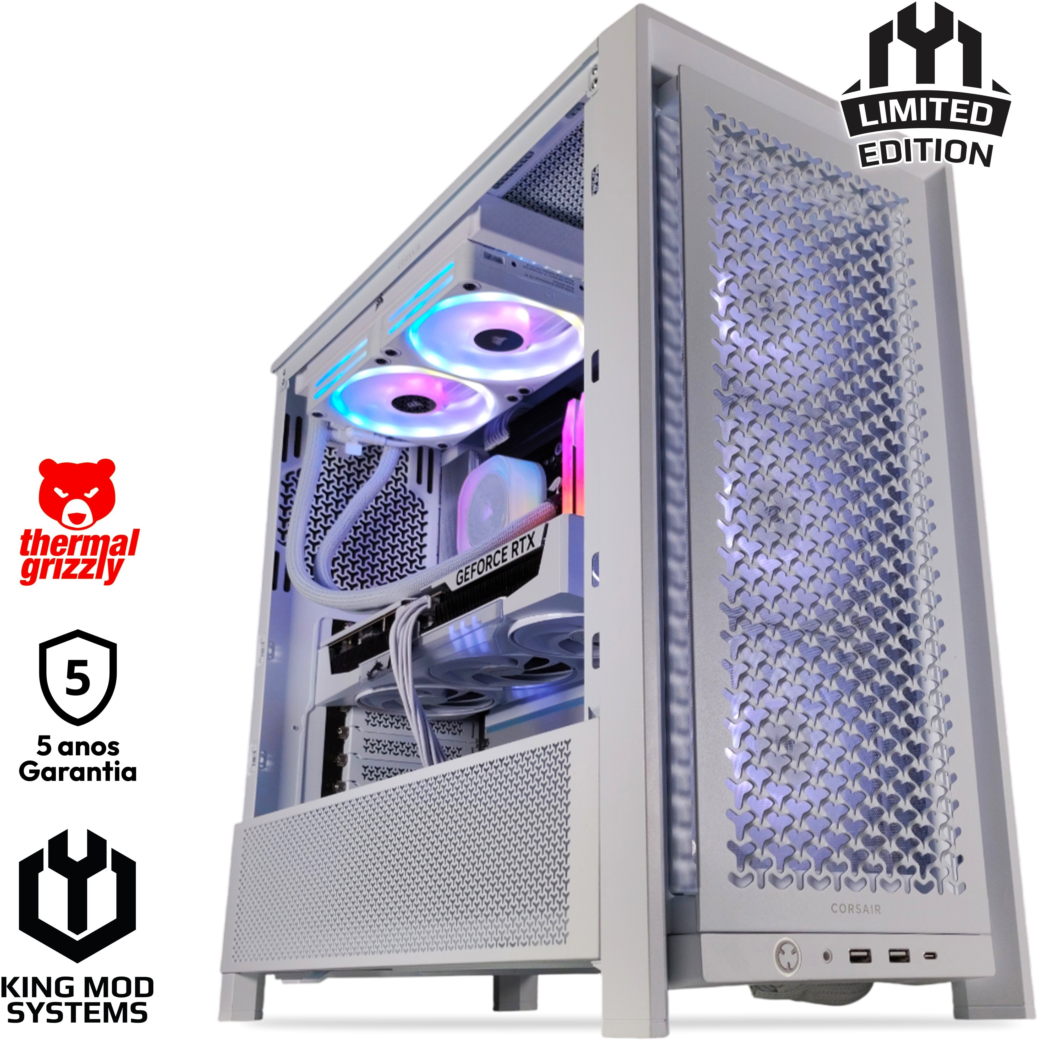 Computador King Mod Limited-PC Ryzen 7 9800X3D 32GB DDR5 2TB RTX 5080 WiFi W11 V3
