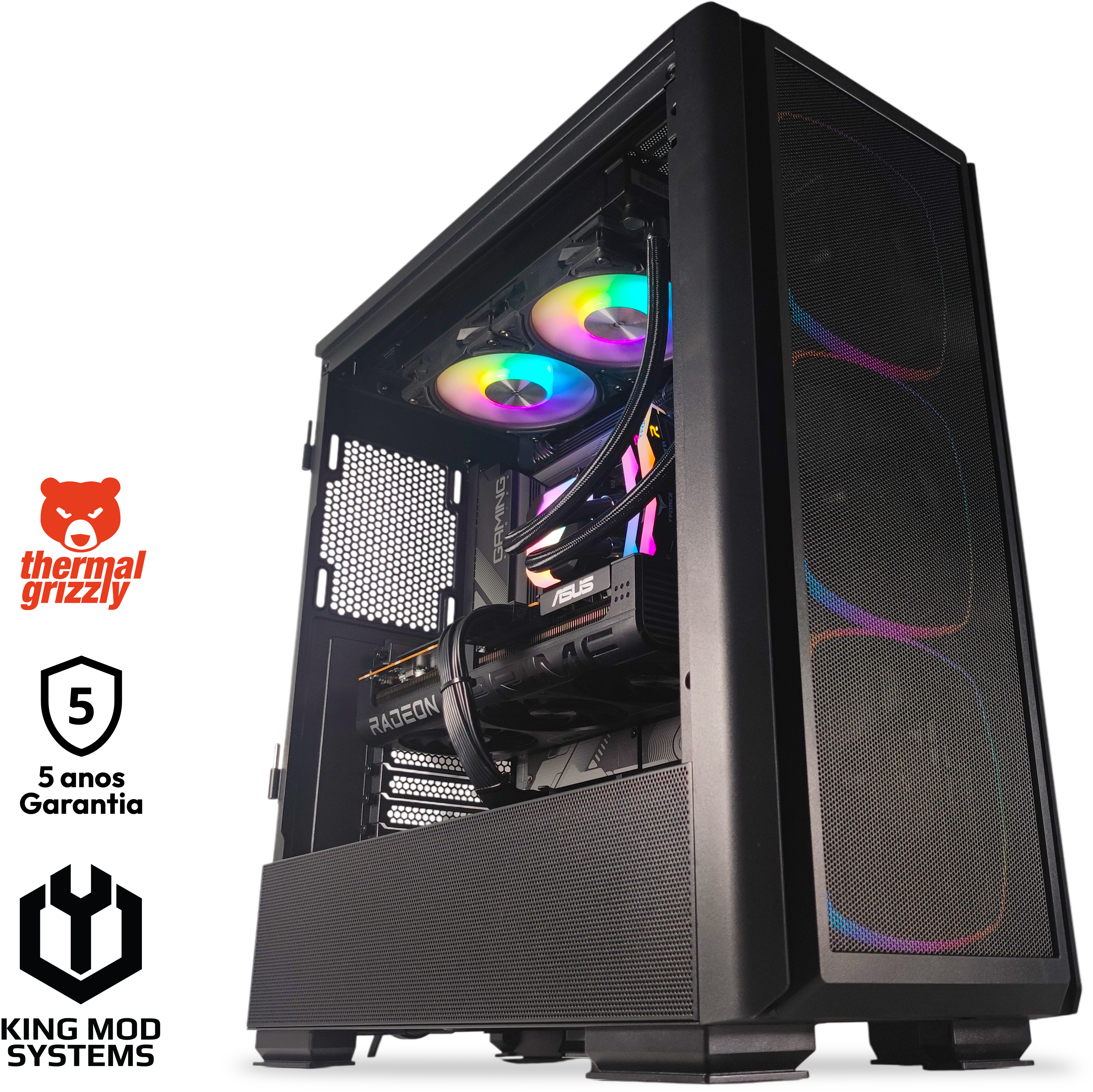 Computador King Mod Limited-PC Ryzen 9 9900X 32GB DDR5 1TB RX 9070 XT WiFi W11
